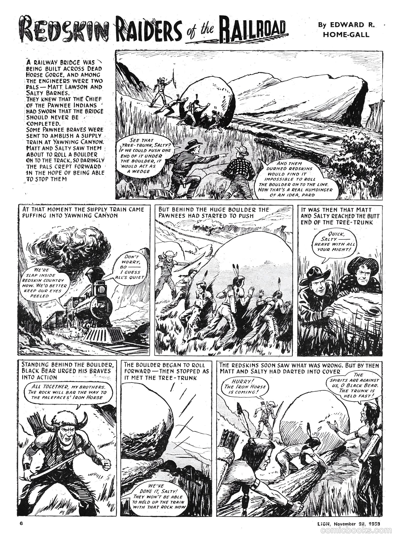 Lion #93 (1953) — page 6 of 24