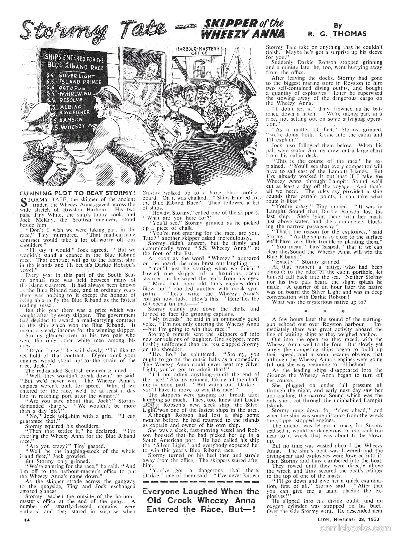 Lion #93 (1953) — page 18 of 24