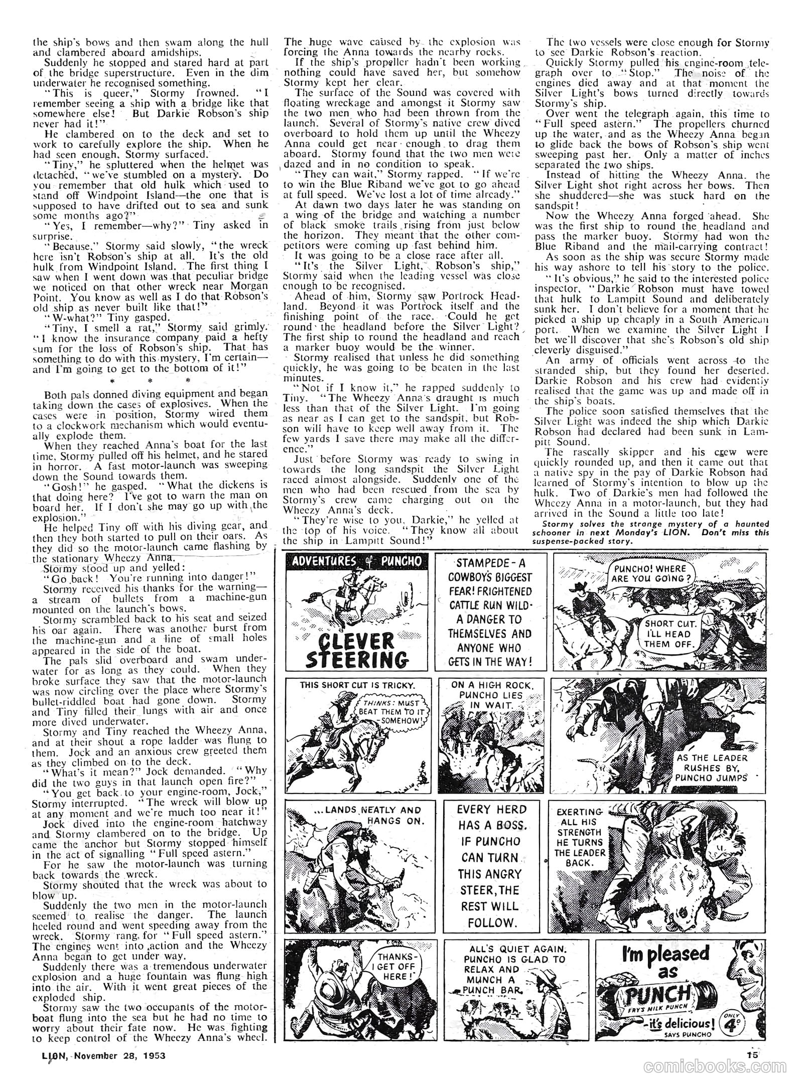 Lion #93 (1953) — page 19 of 24