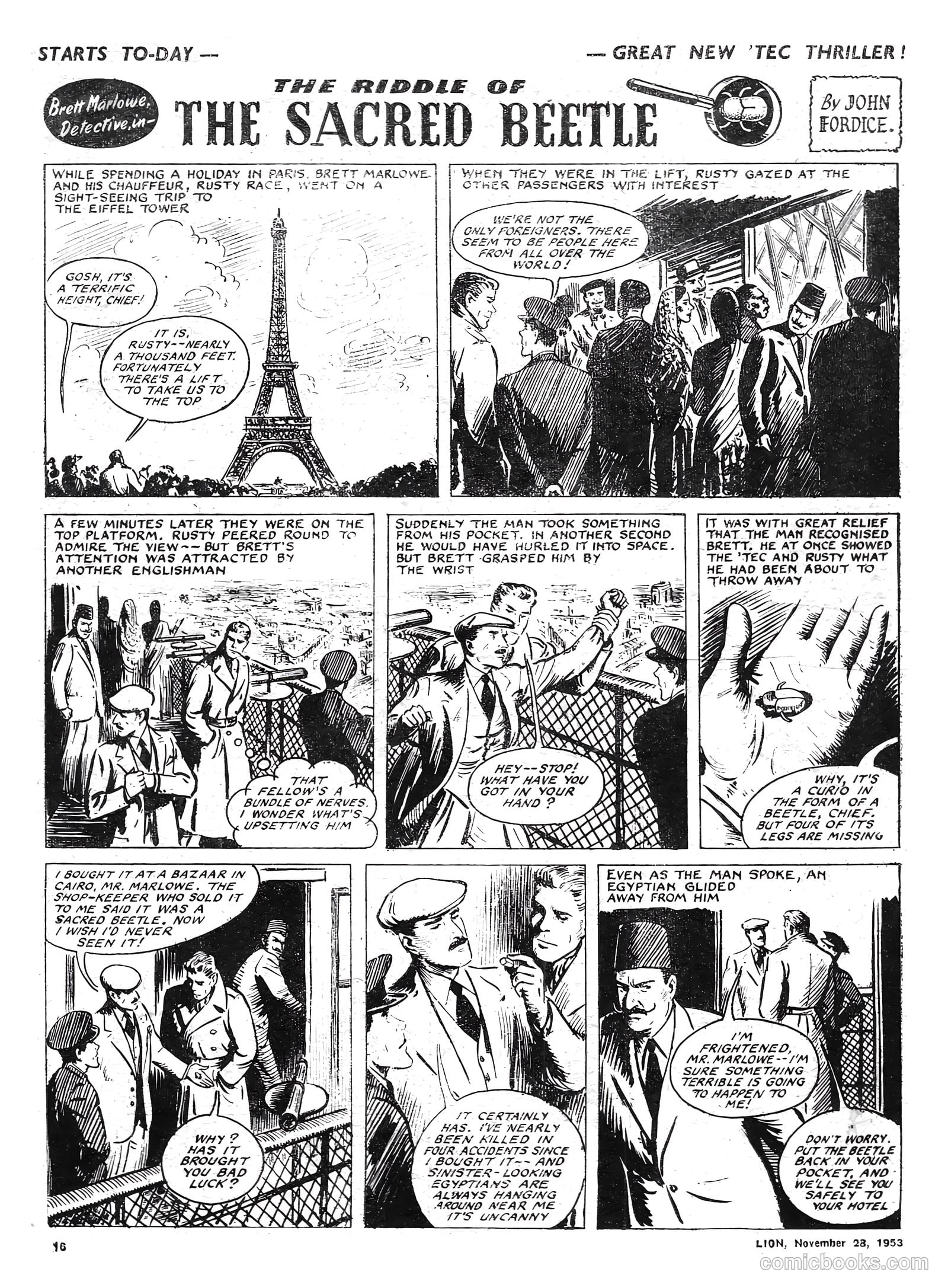 Lion #93 (1953) — page 20 of 24