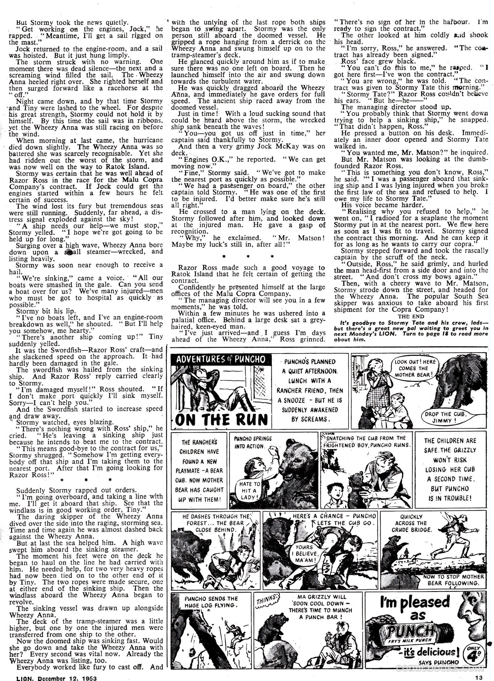 Lion #95 (1953) — page 13 of 20