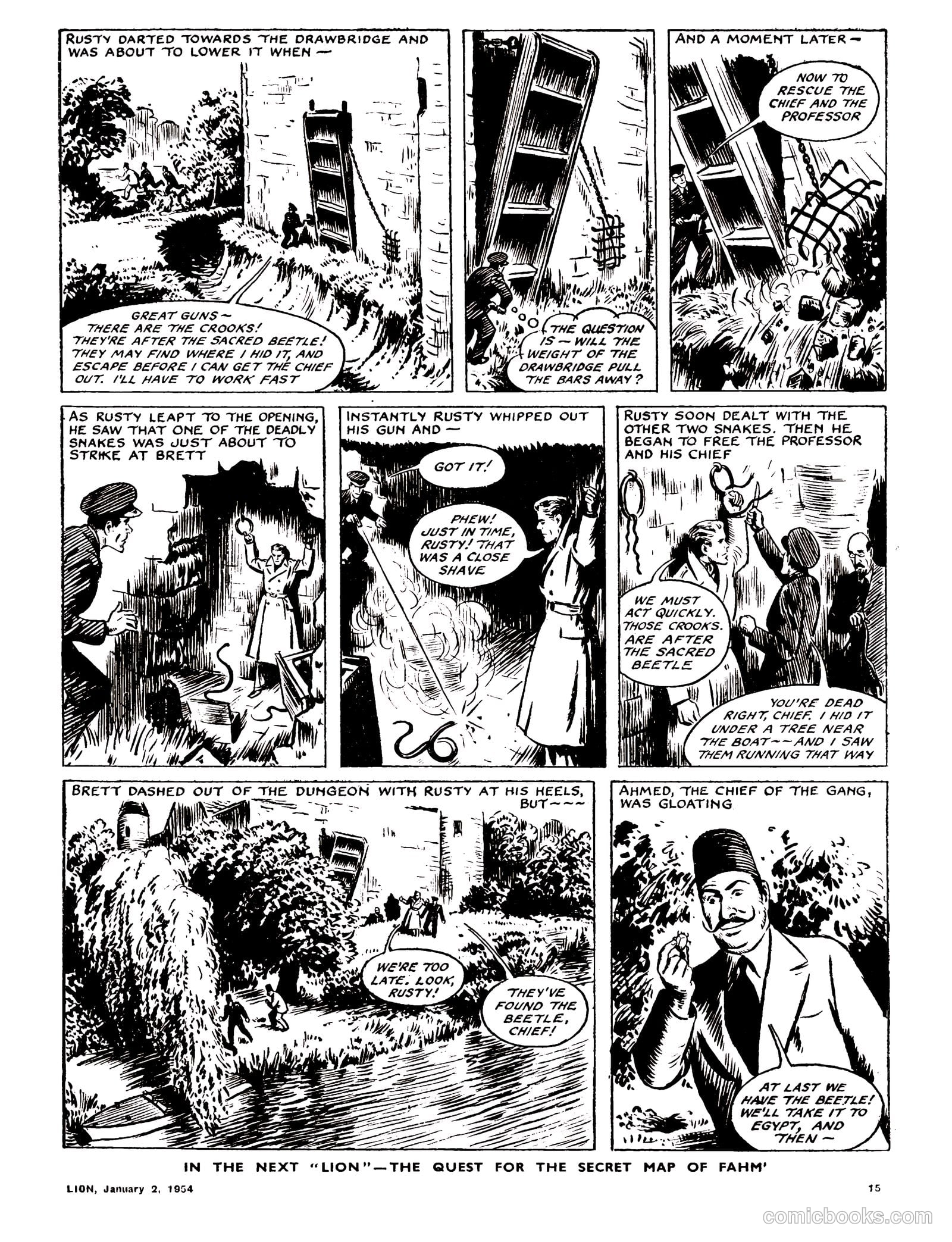 Lion #98 (1954) — page 15 of 20