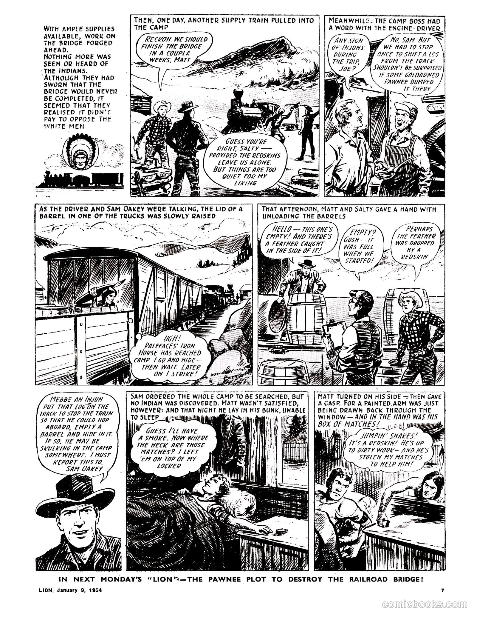 Lion #99 (1954) — page 7 of 20