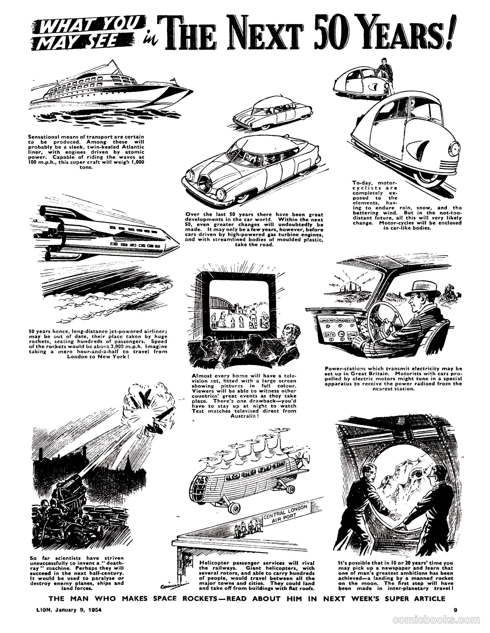 Lion #99 (1954) — page 9 of 20