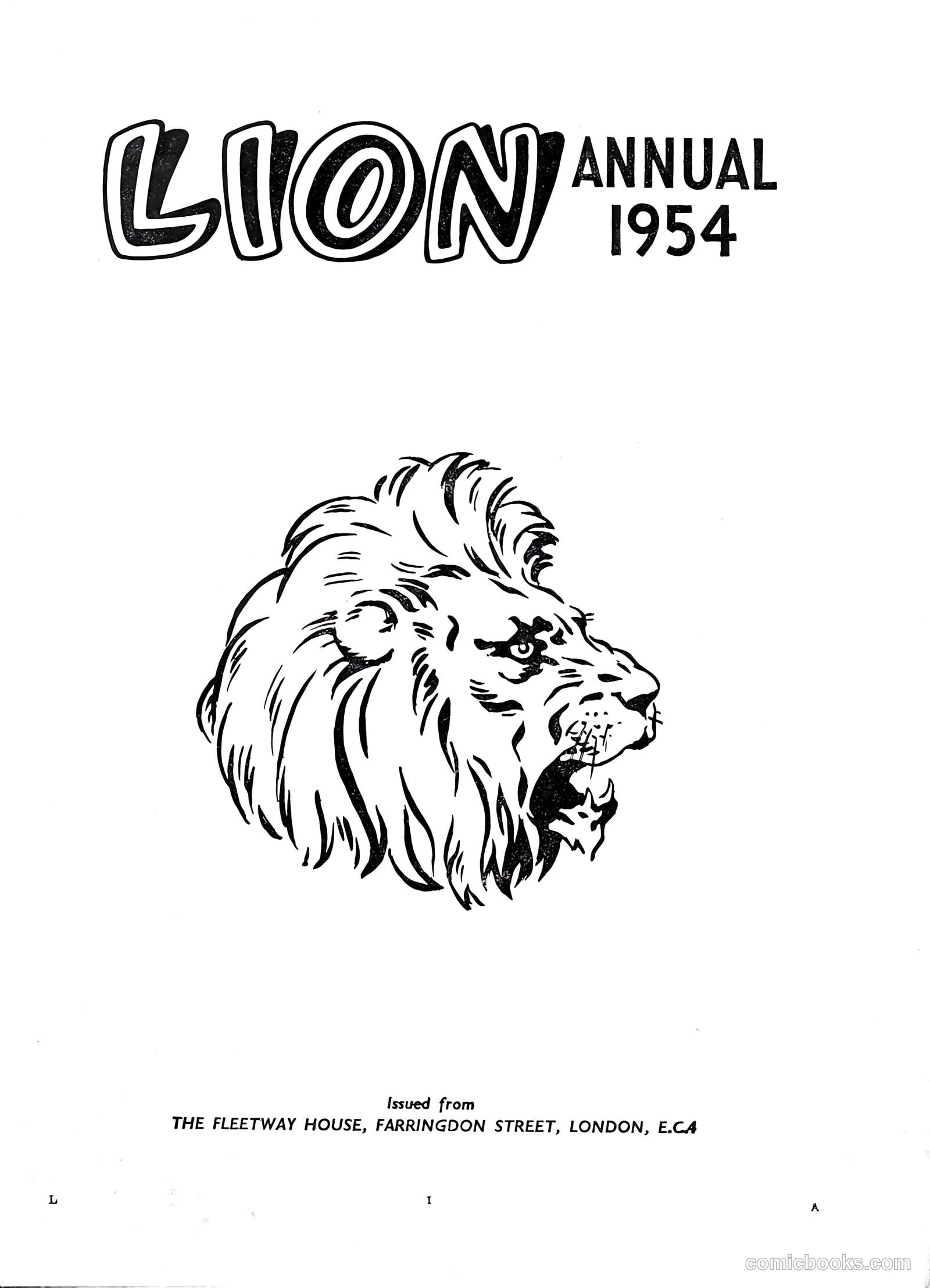 Lion Annual #1954 (1954) — page 3 of 147