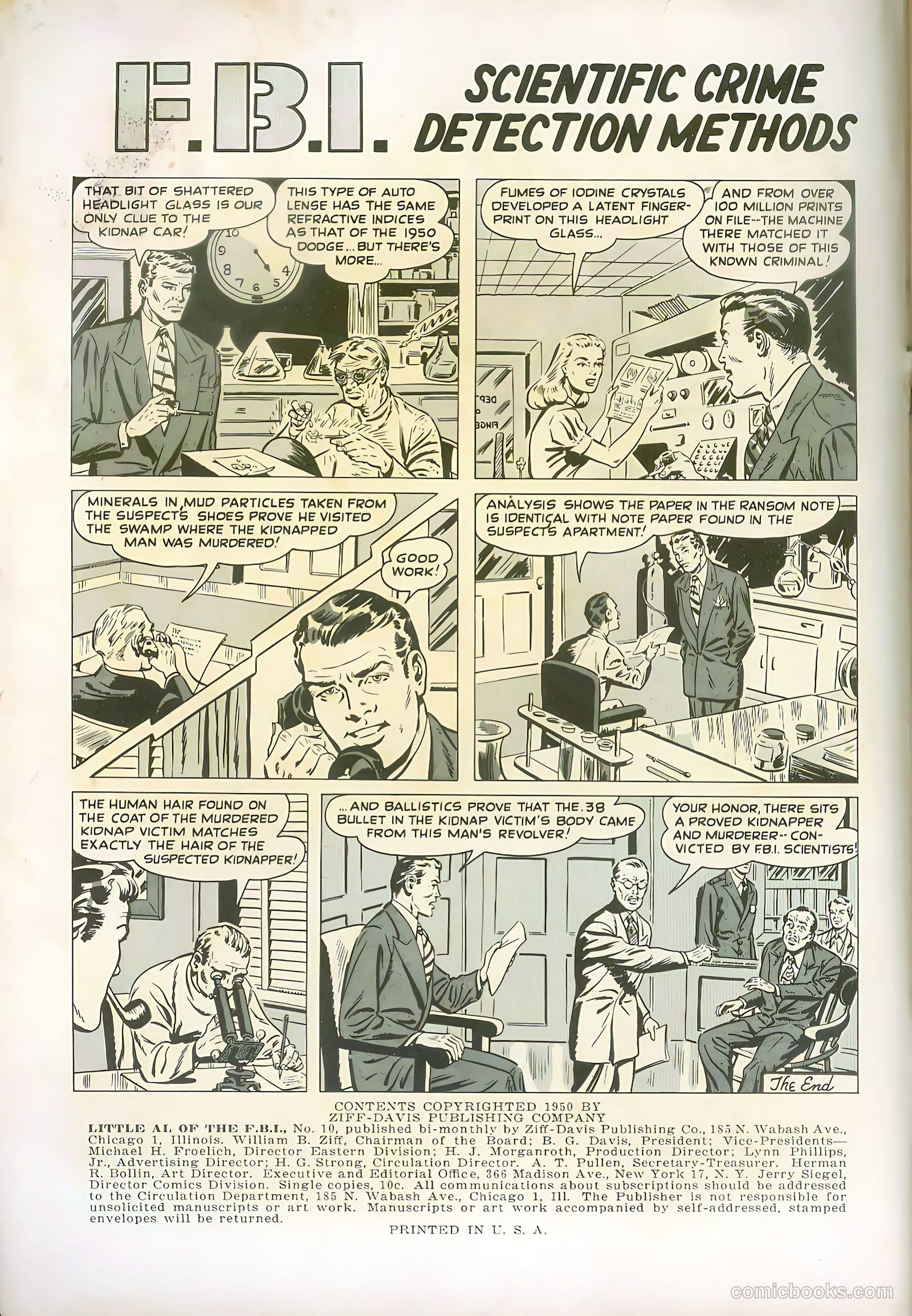 Little Al of the F.B.I. #10 (1950) — page 2 of 36