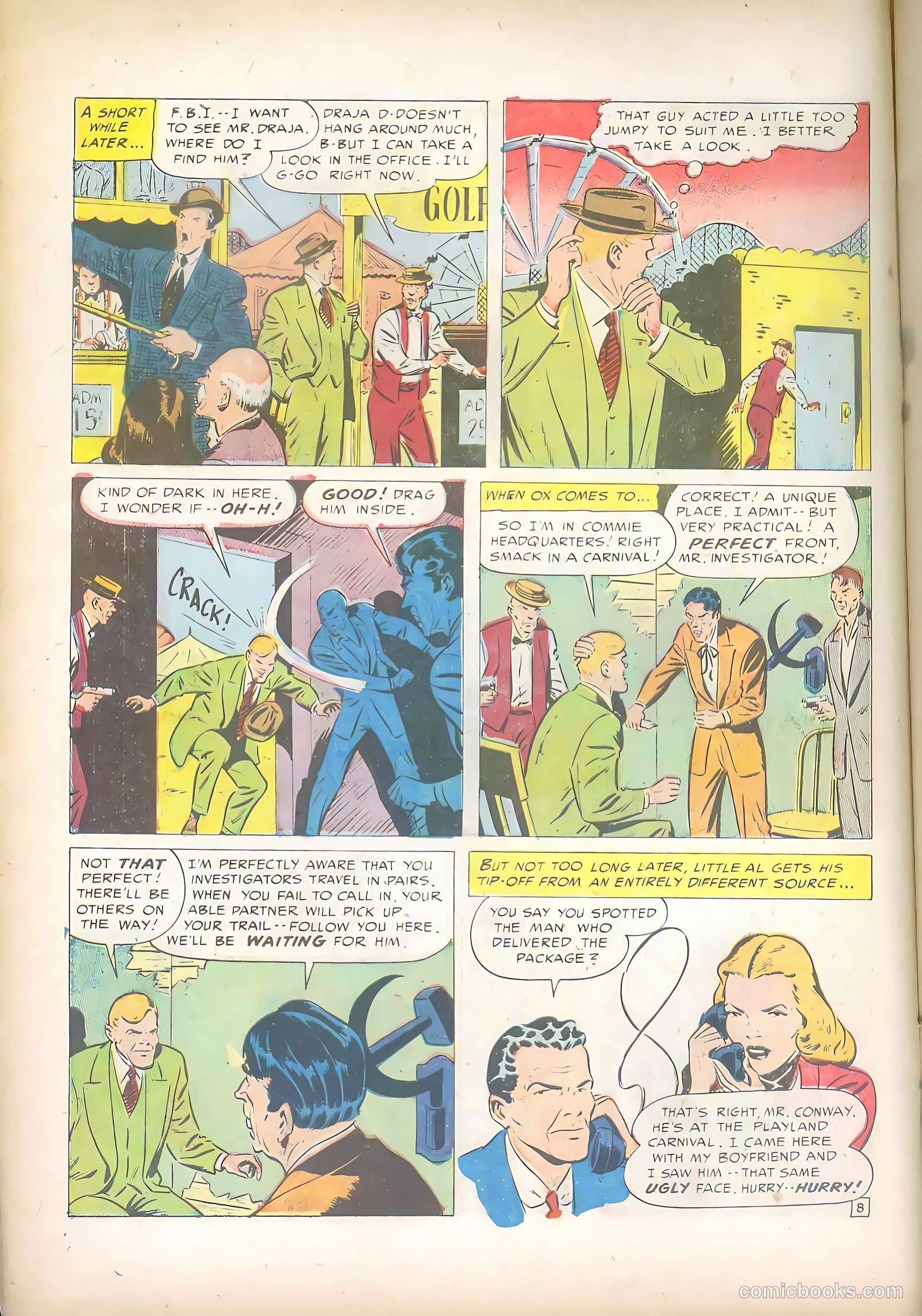 Little Al of the F.B.I. #10 (1950) — page 10 of 36