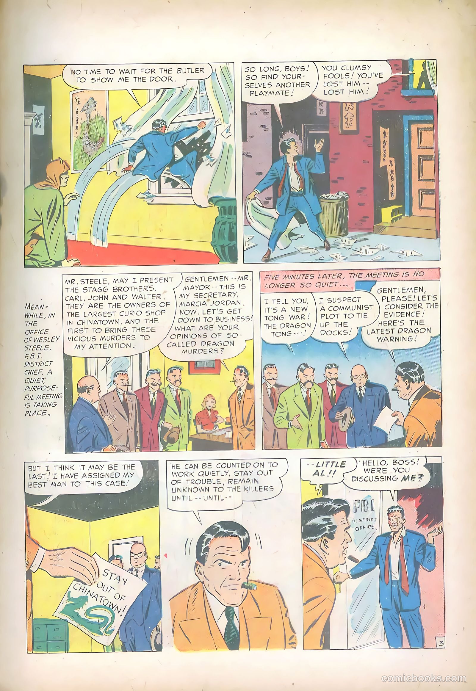 Little Al of the F.B.I. #10 (1950) — page 15 of 36