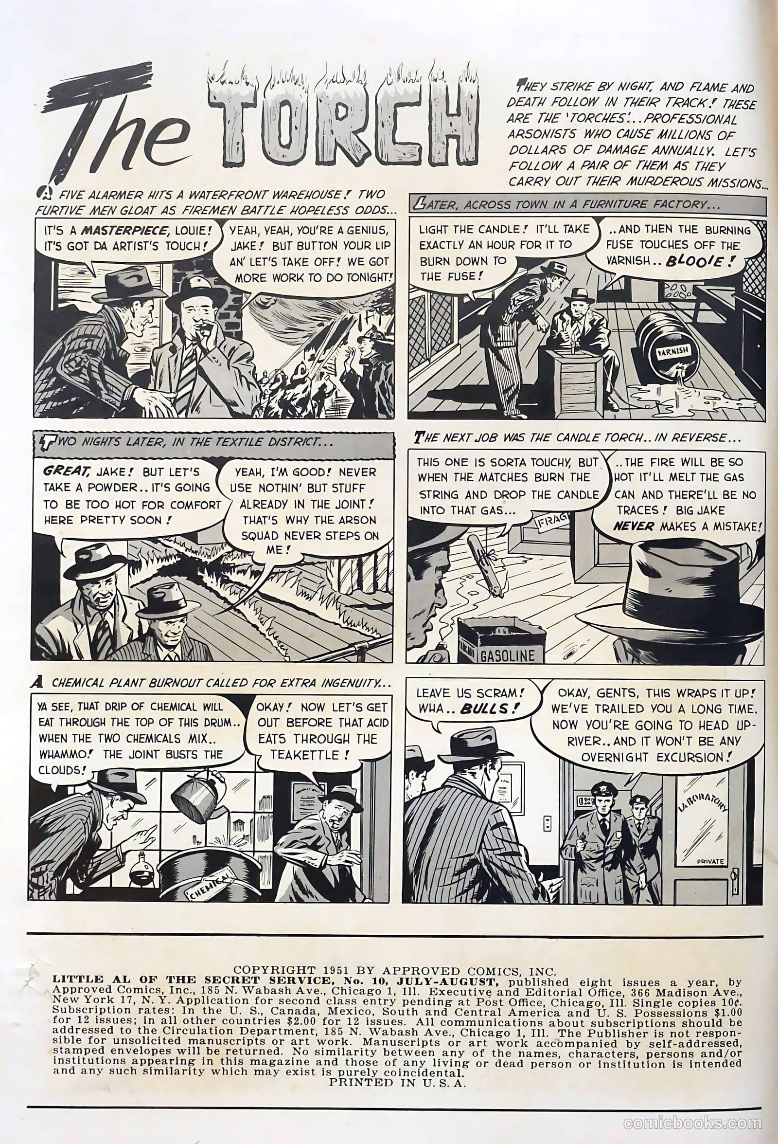 Little Al of the Secret Service #10 (1951) — page 2 of 36