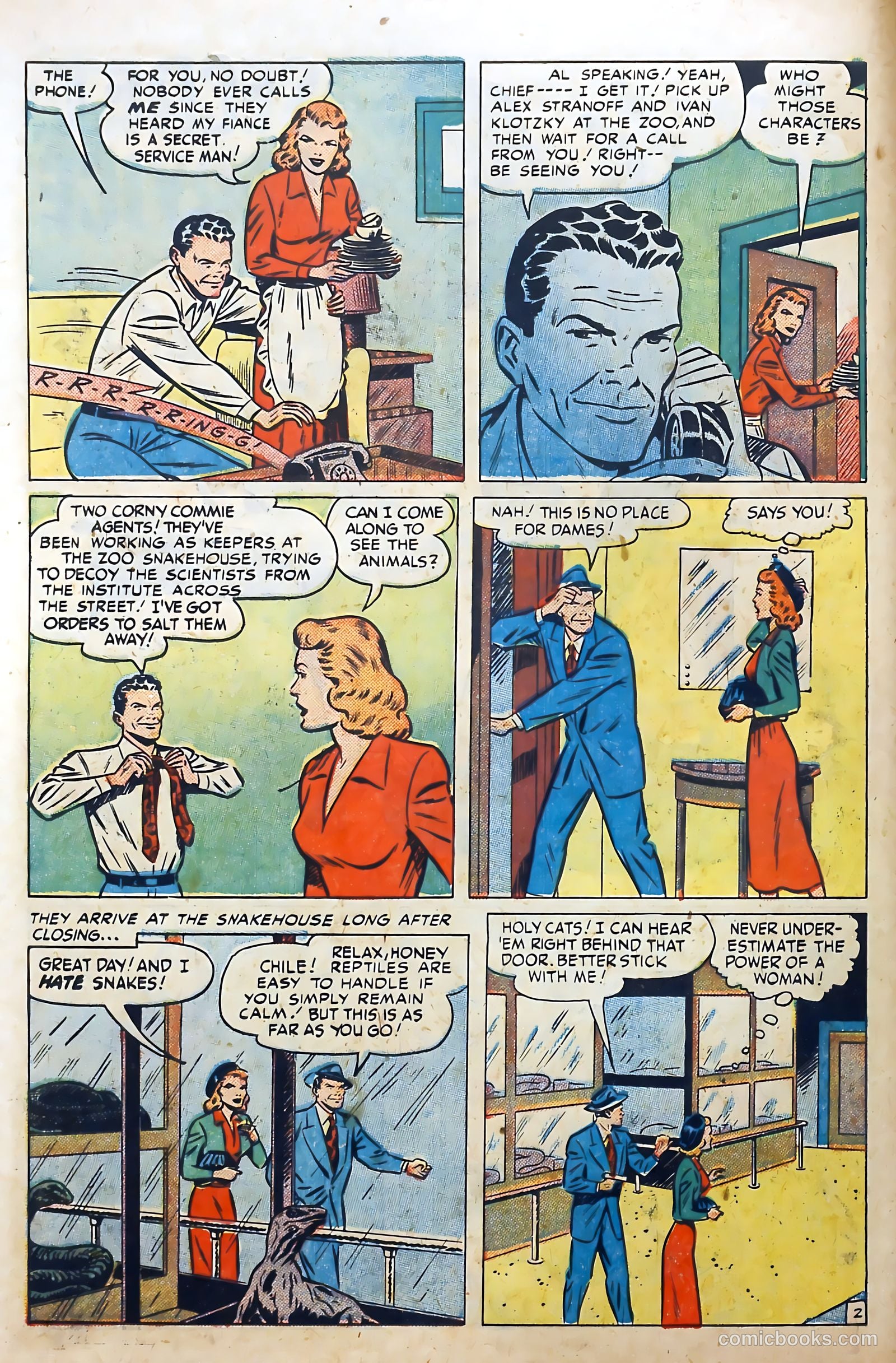 Little Al of the Secret Service #10 (1951) — page 10 of 36