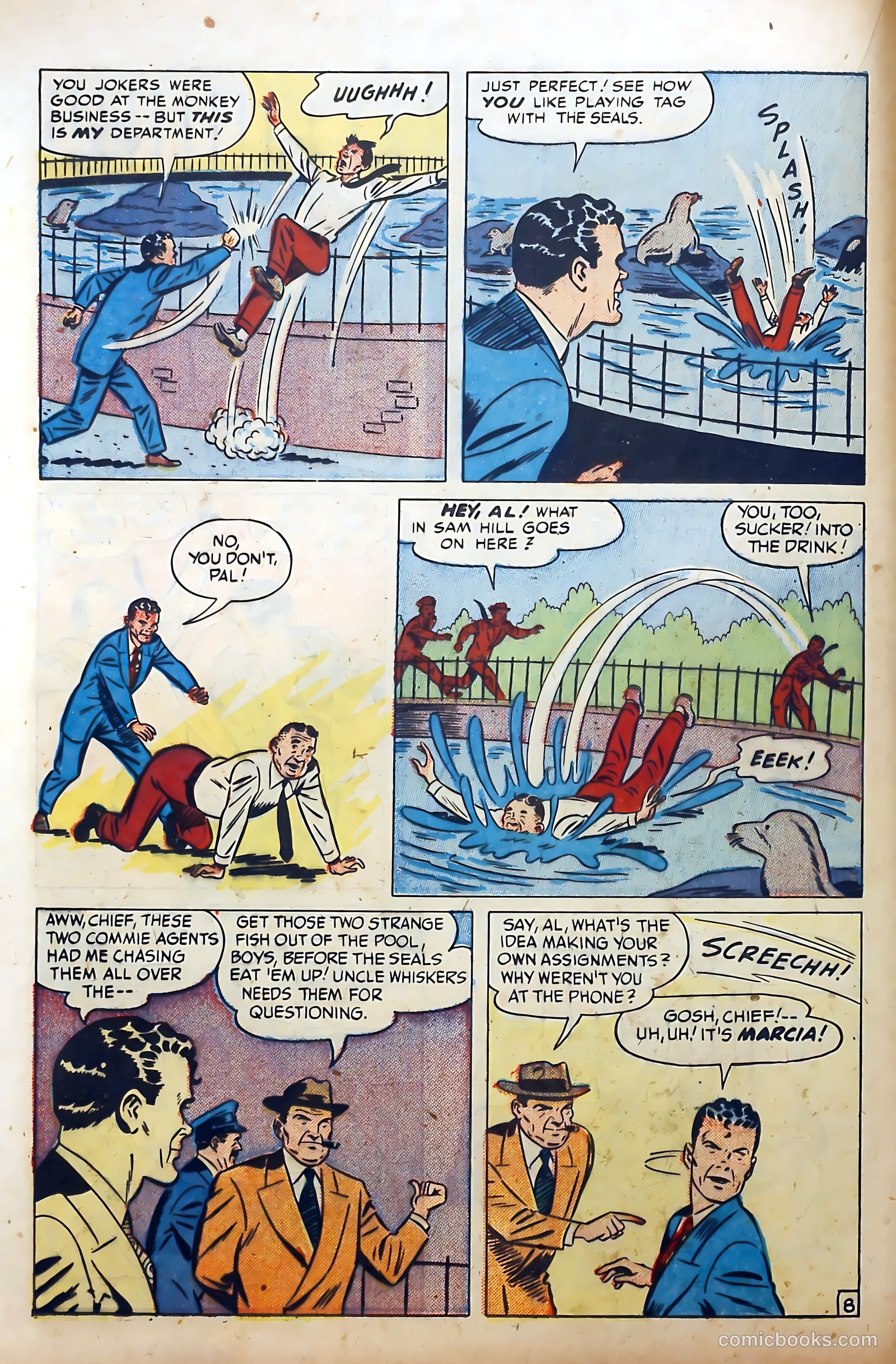 Little Al of the Secret Service #10 (1951) — page 16 of 36