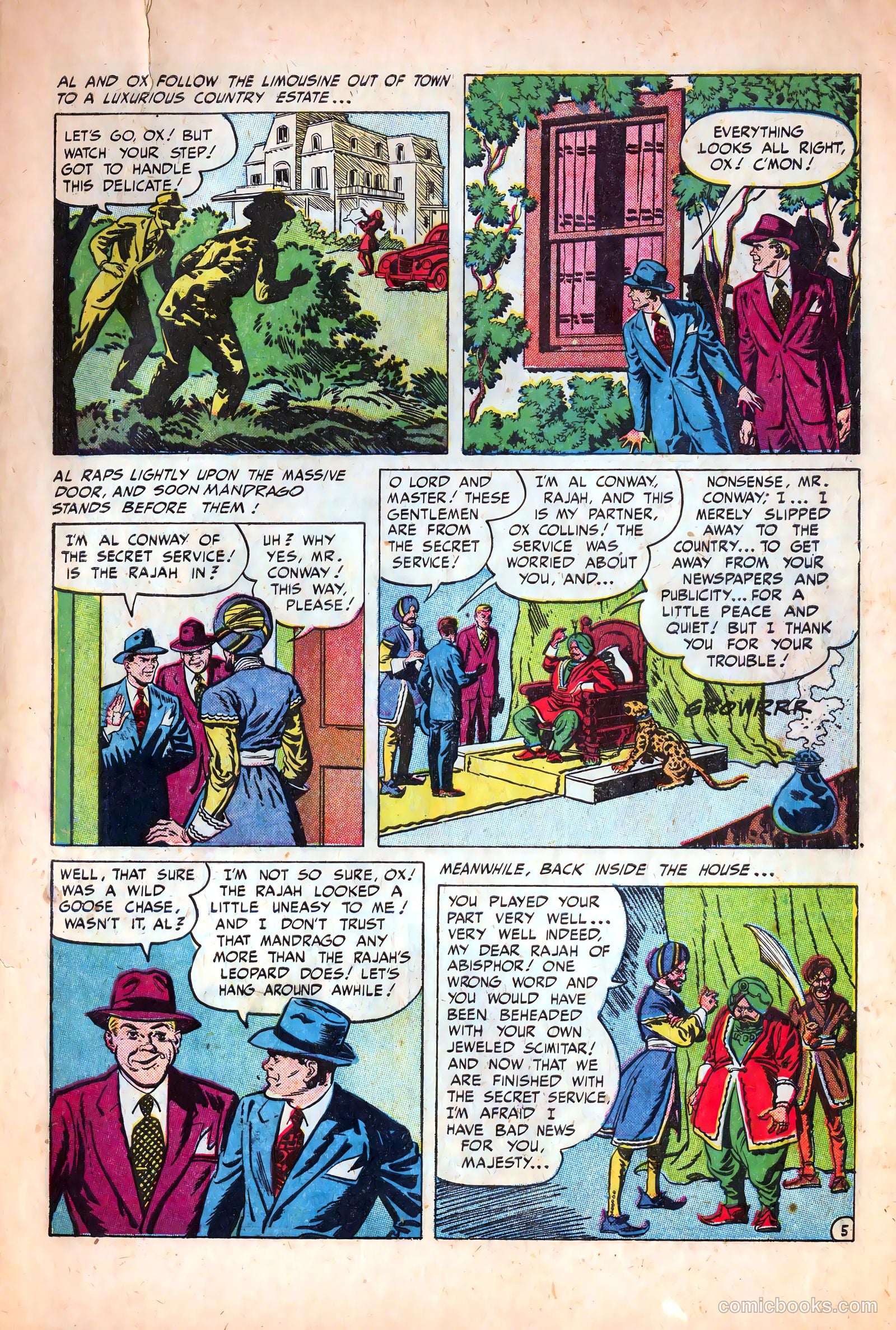 Little Al of the Secret Service #2 (1951) — page 7 of 36