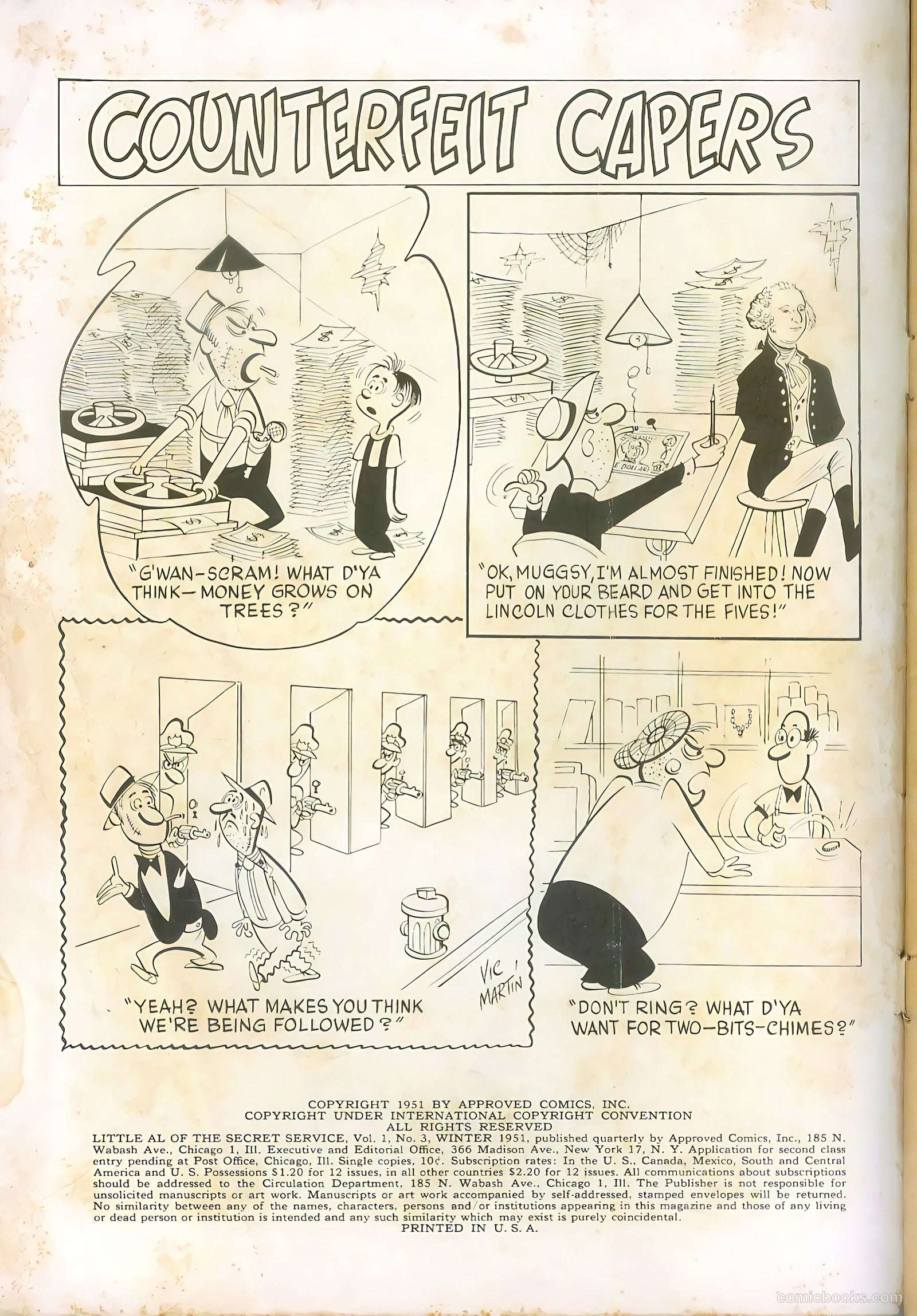 Little Al of the Secret Service #3 (1951) — page 2 of 36