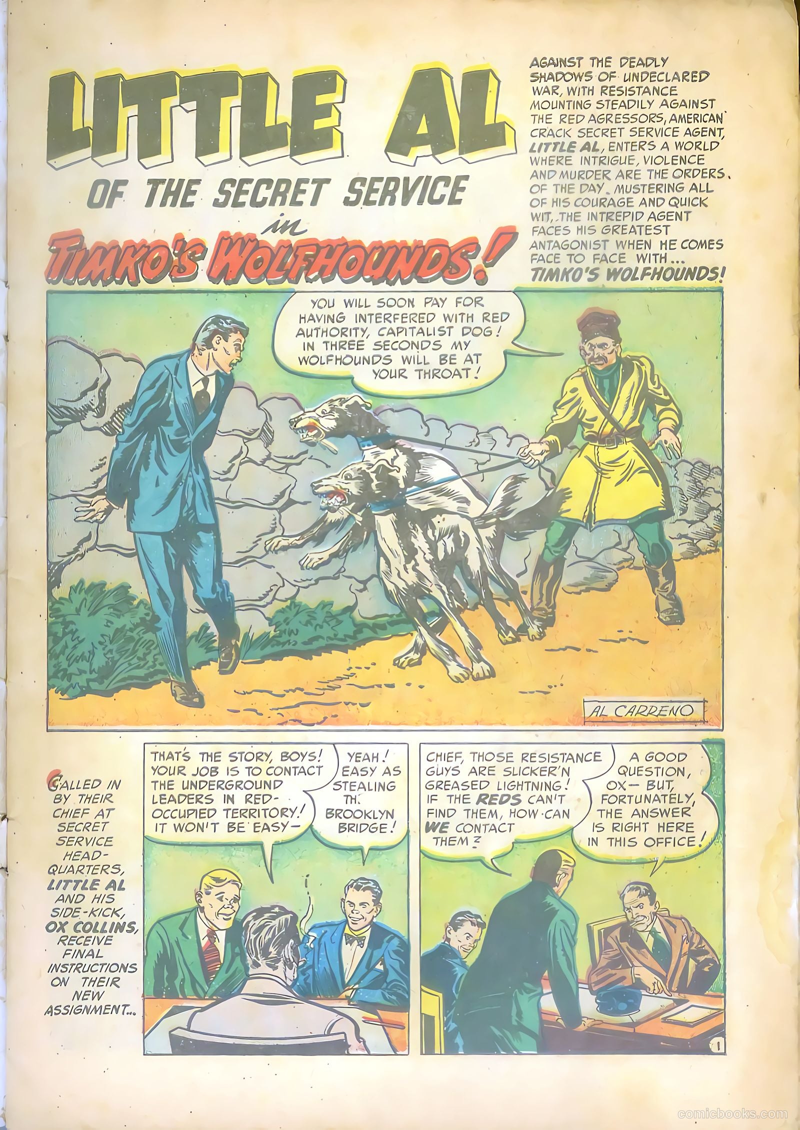 Little Al of the Secret Service #3 (1951) — page 3 of 36