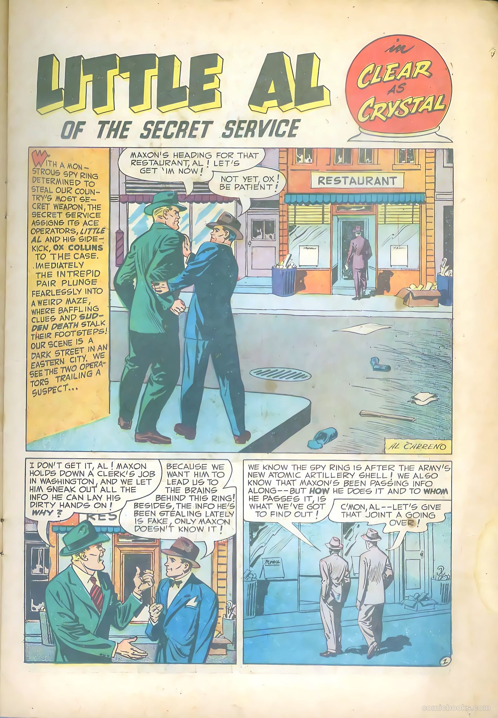 Little Al of the Secret Service #3 (1951) — page 11 of 36