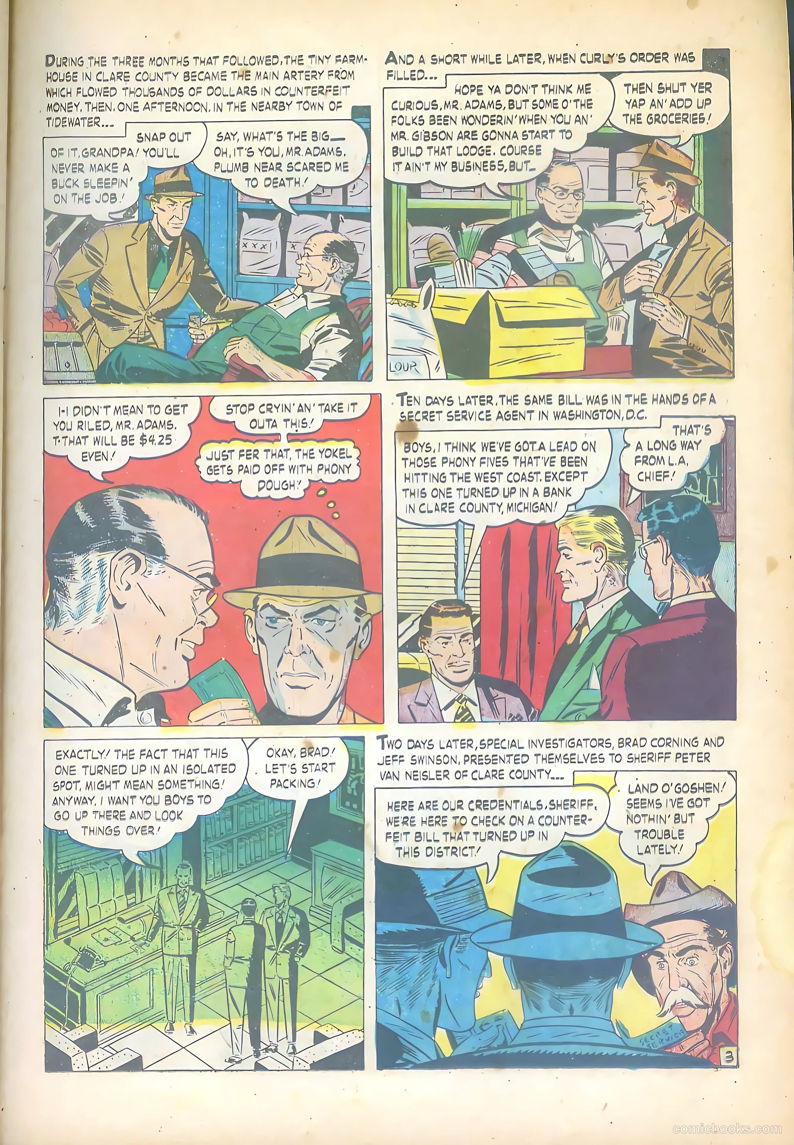 Little Al of the Secret Service #3 (1951) — page 23 of 36