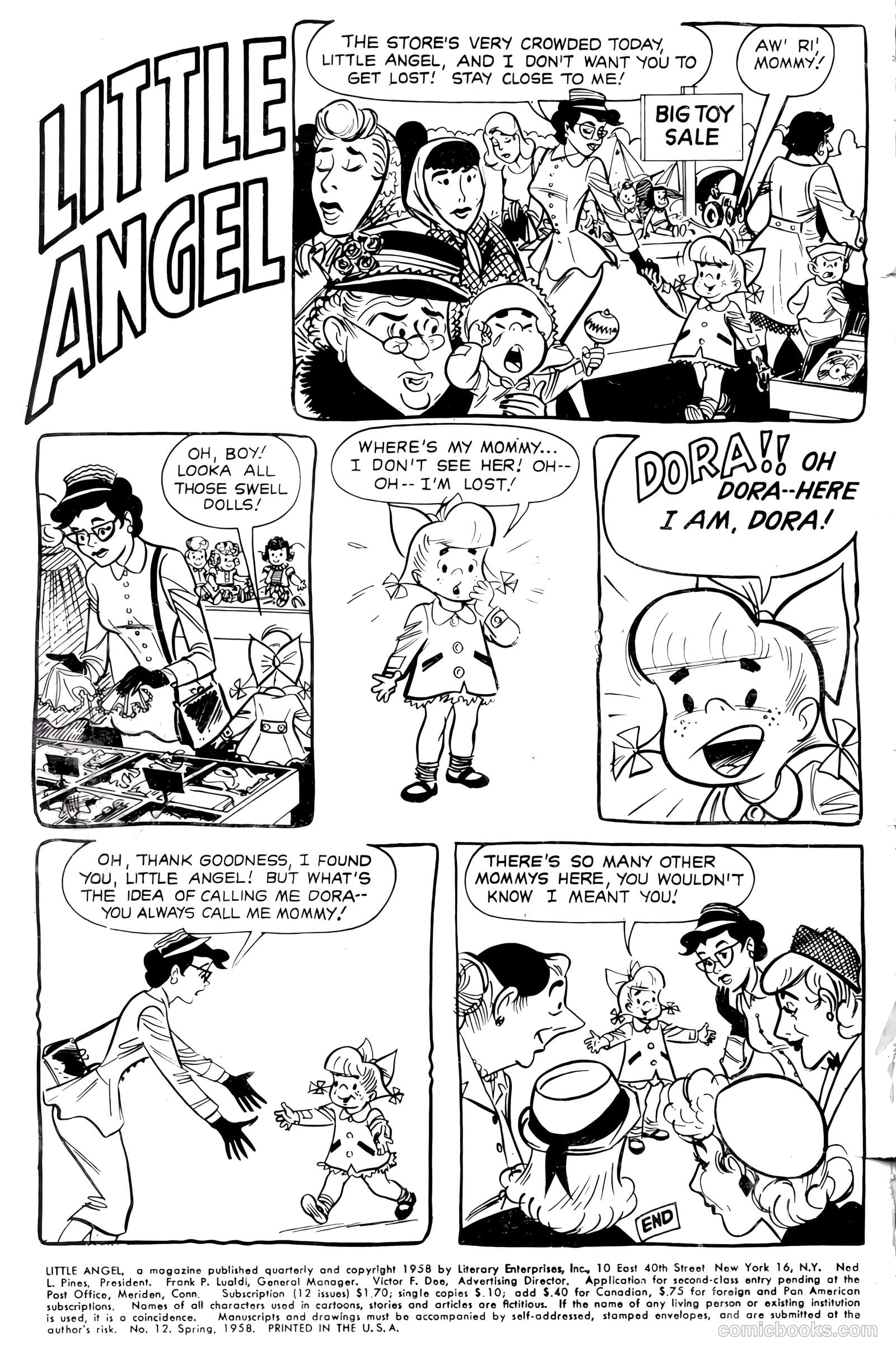 Little Angel #12 (1958) — page 2 of 36