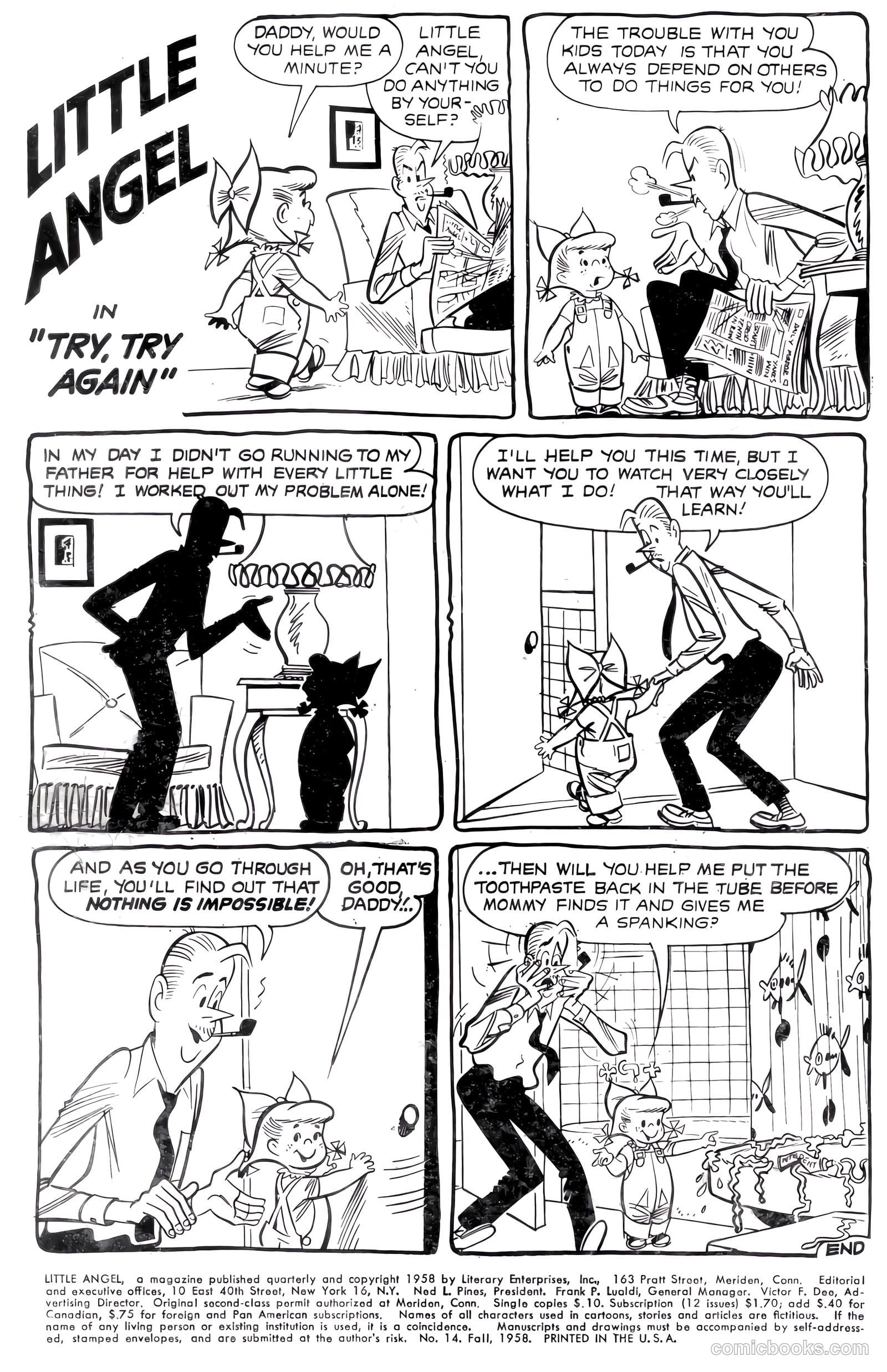 Little Angel #14 (1958) — page 2 of 36