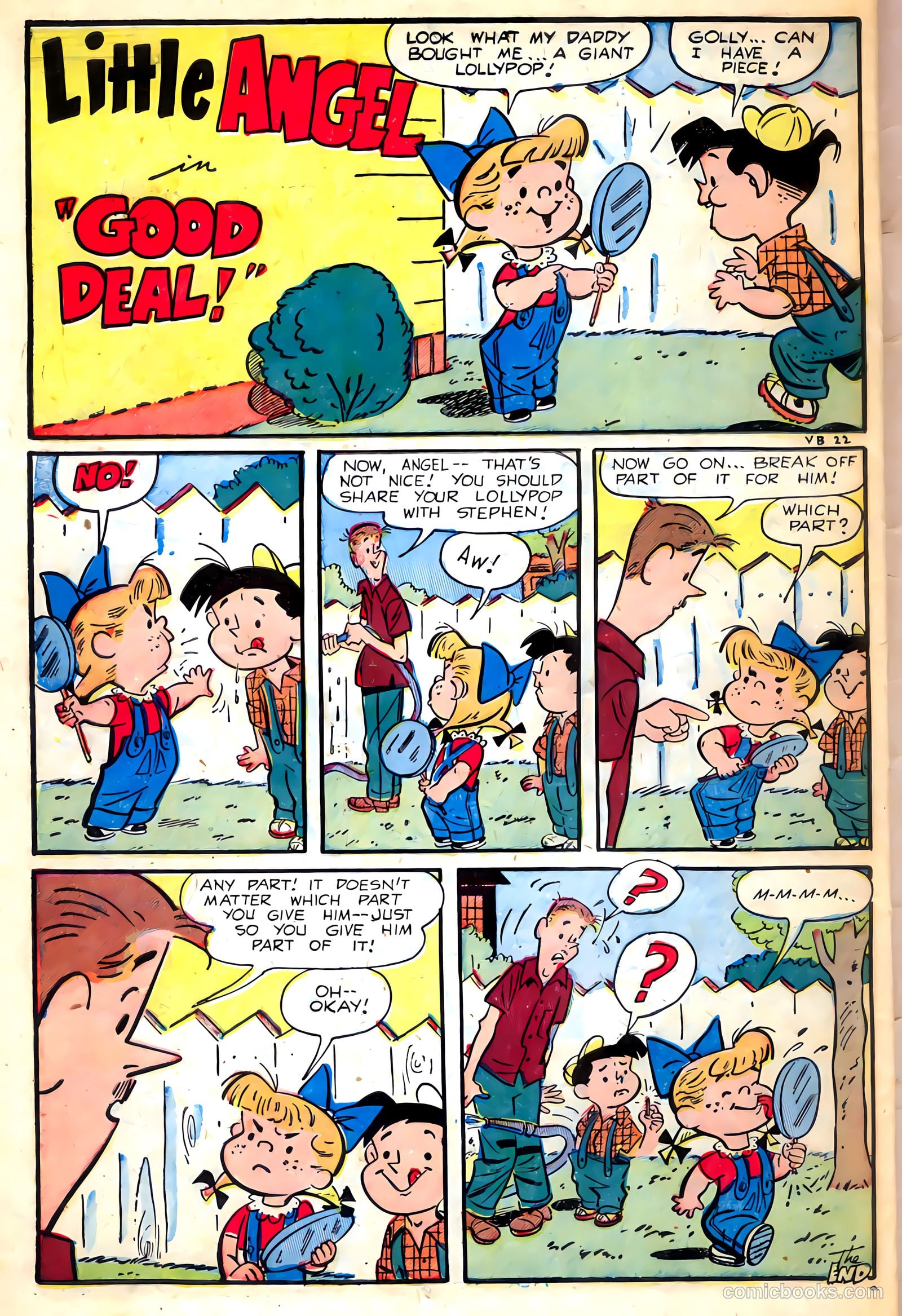 Little Angel #5 (1954) — page 34 of 36
