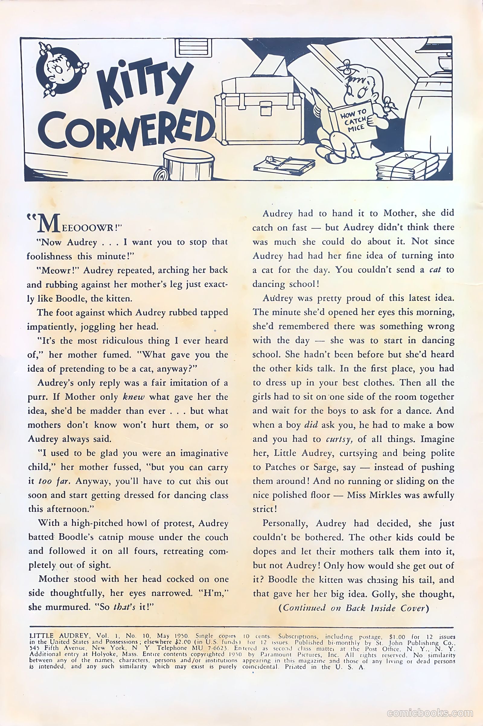 Little Audrey #10 (1950) — page 2 of 36