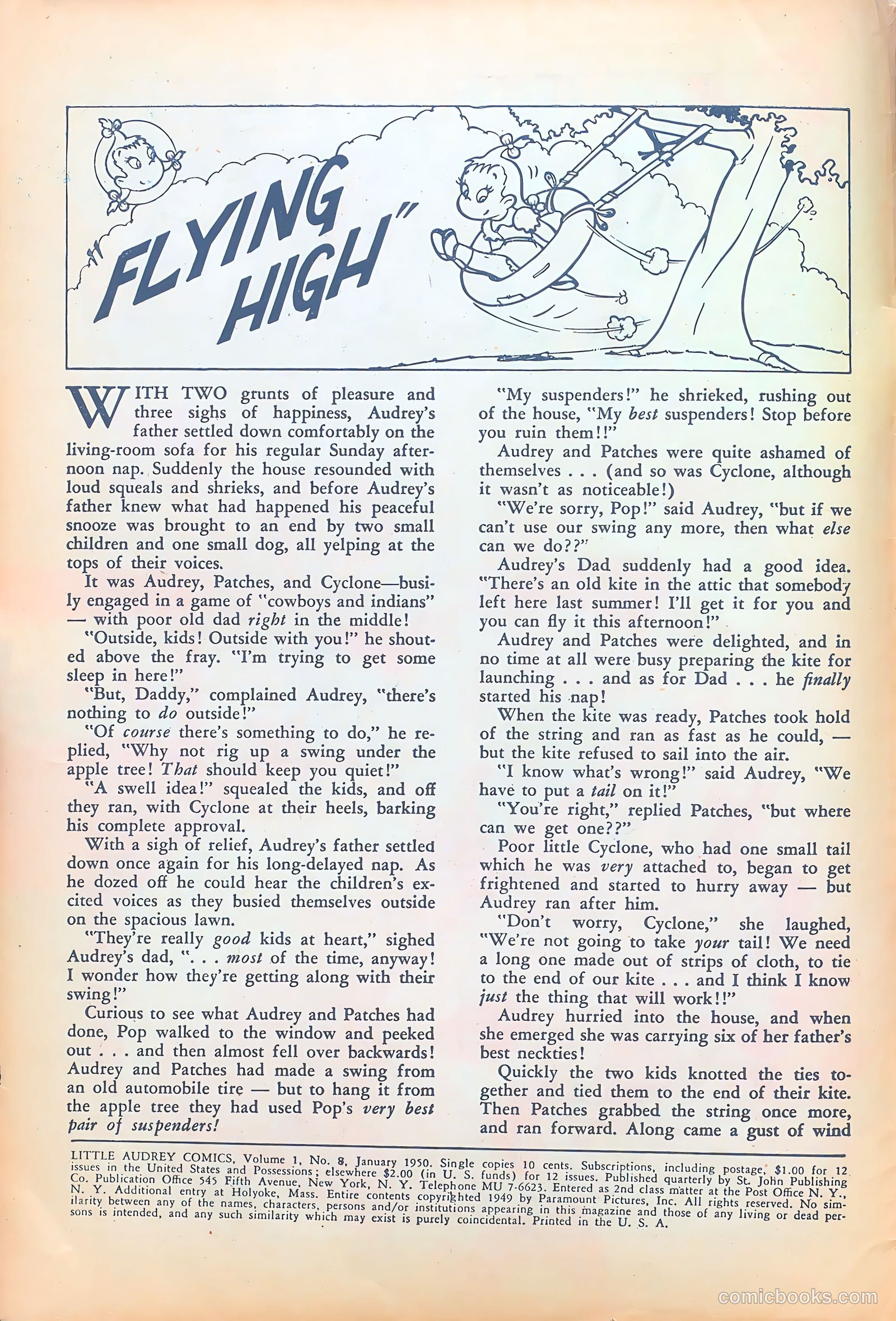 Little Audrey #8 (1950) — page 2 of 36