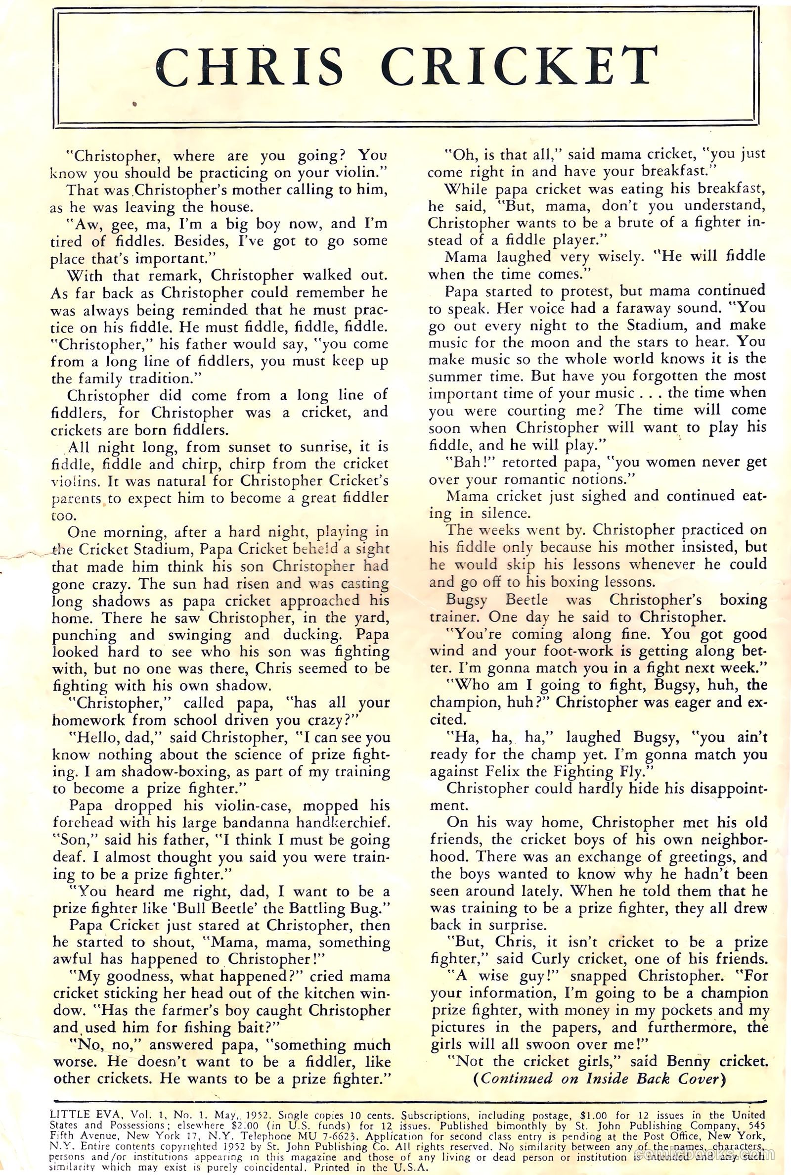 Little Eva #1 (1952) — page 2 of 36