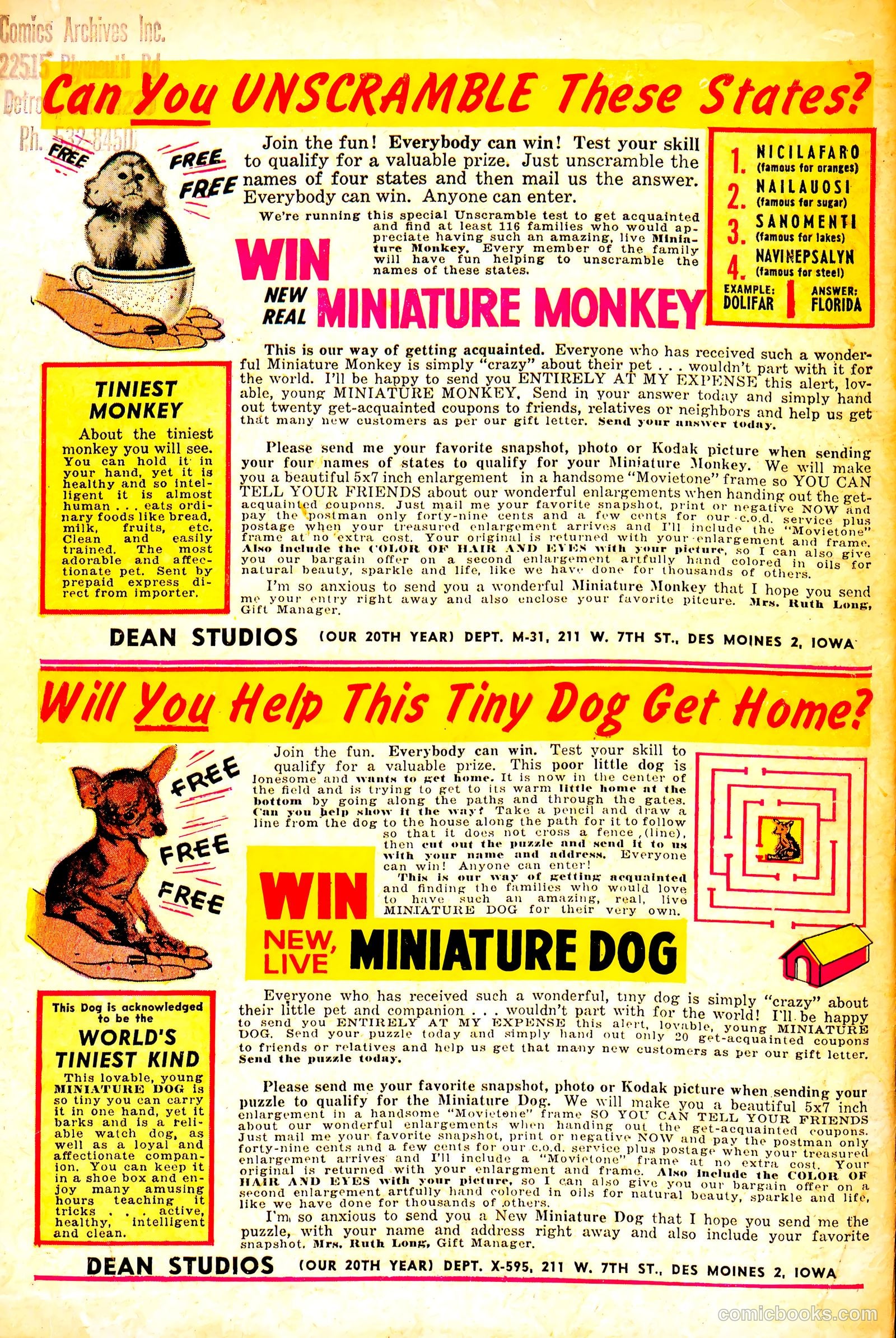 Little Eva #3 (1958) — page 36 of 36