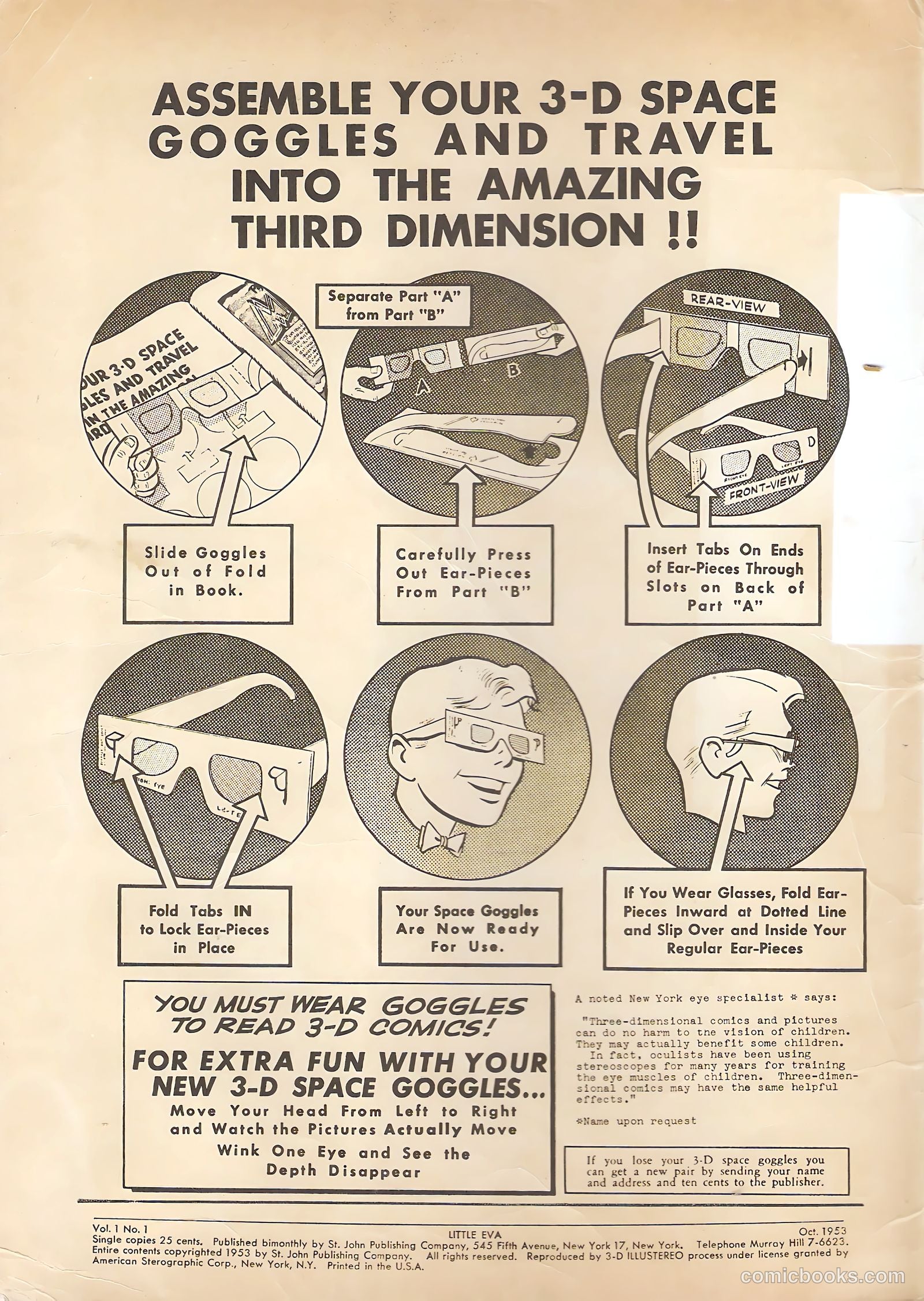 Little Eva 3-D #1 (1953) — page 2 of 36