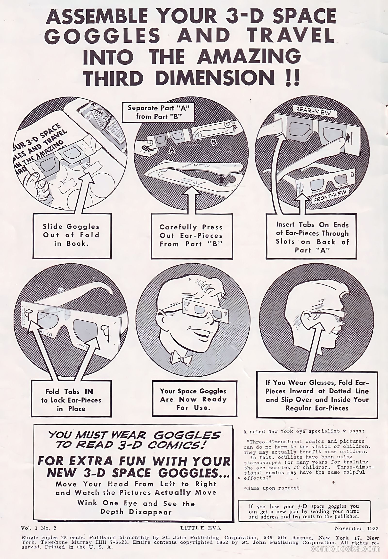 Little Eva 3-D #2 (1953) — page 2 of 36
