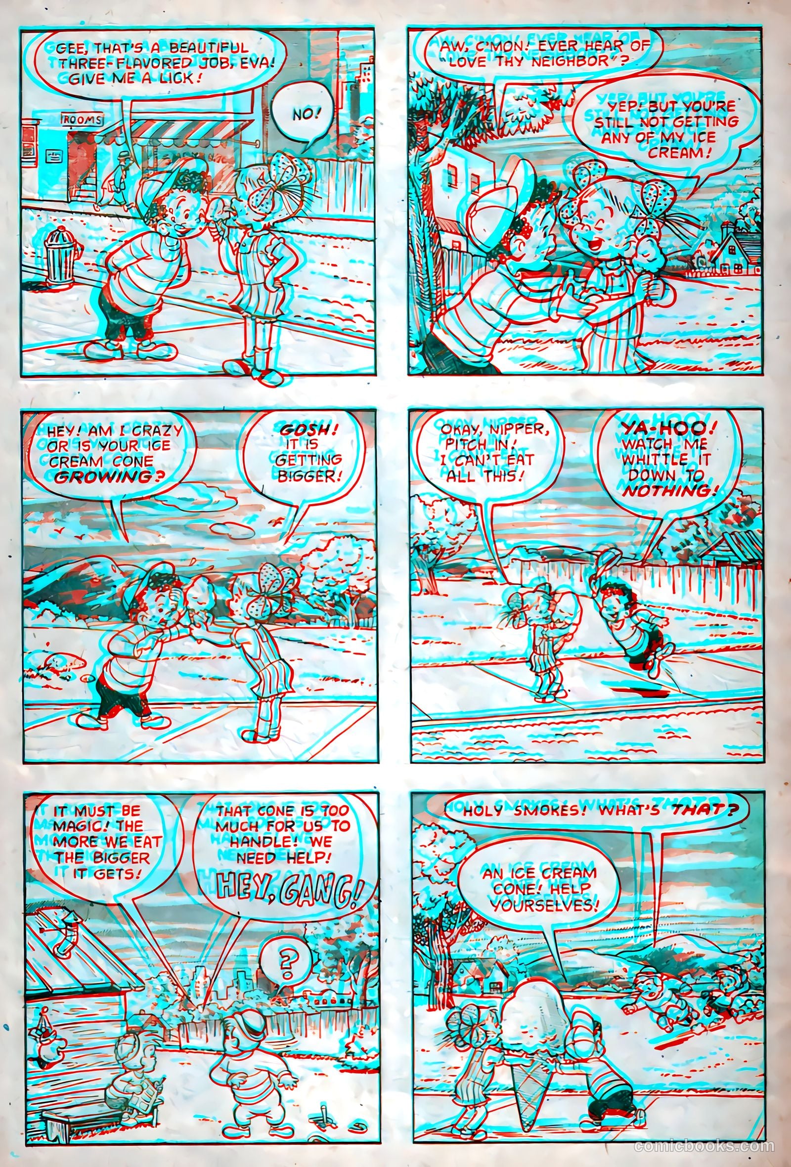 Little Eva 3-D #2 (1953) — page 30 of 36
