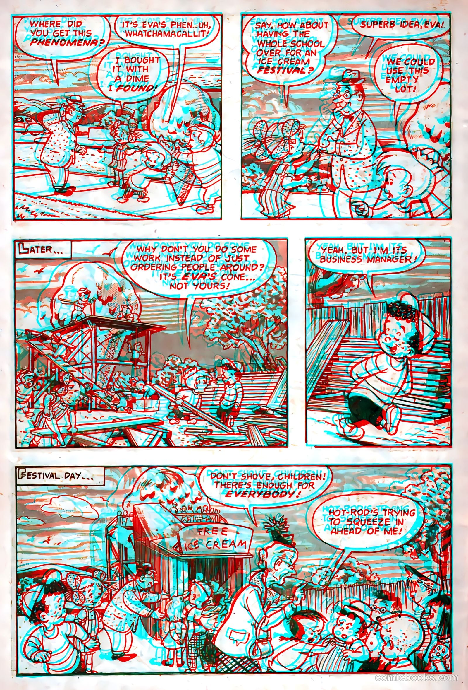 Little Eva 3-D #2 (1953) — page 32 of 36
