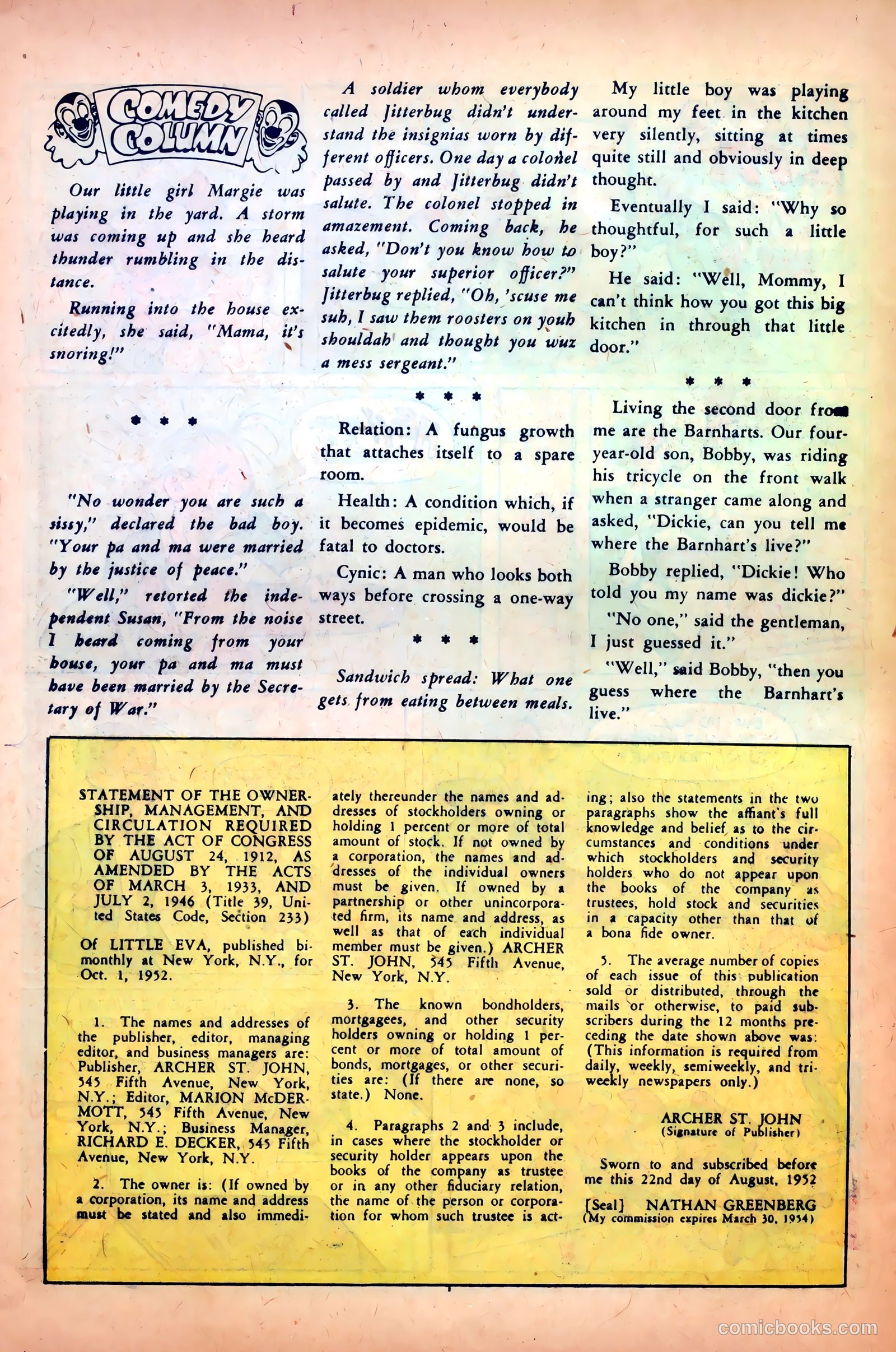 Little Eva #6 (1953) — page 28 of 36