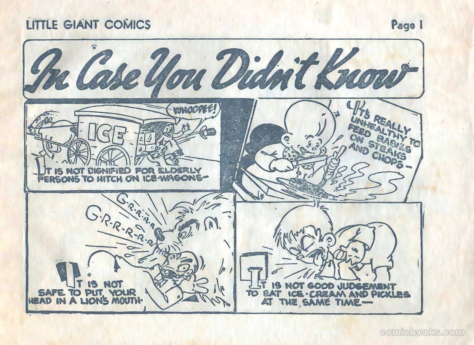 Little Giant Comics #3 (1938) — page 2 of 132