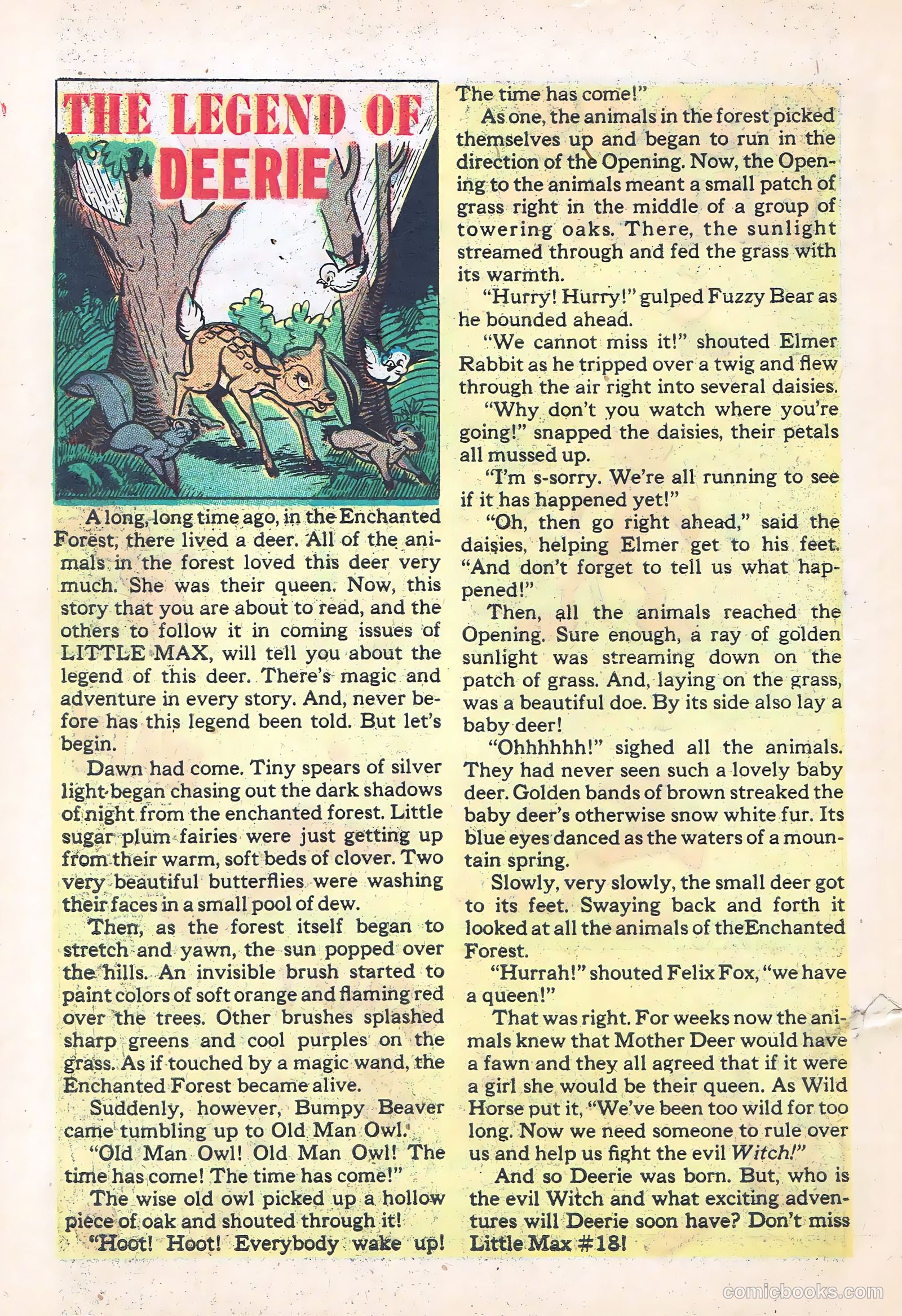 Little Max Comics #17 (1952) — page 32 of 36
