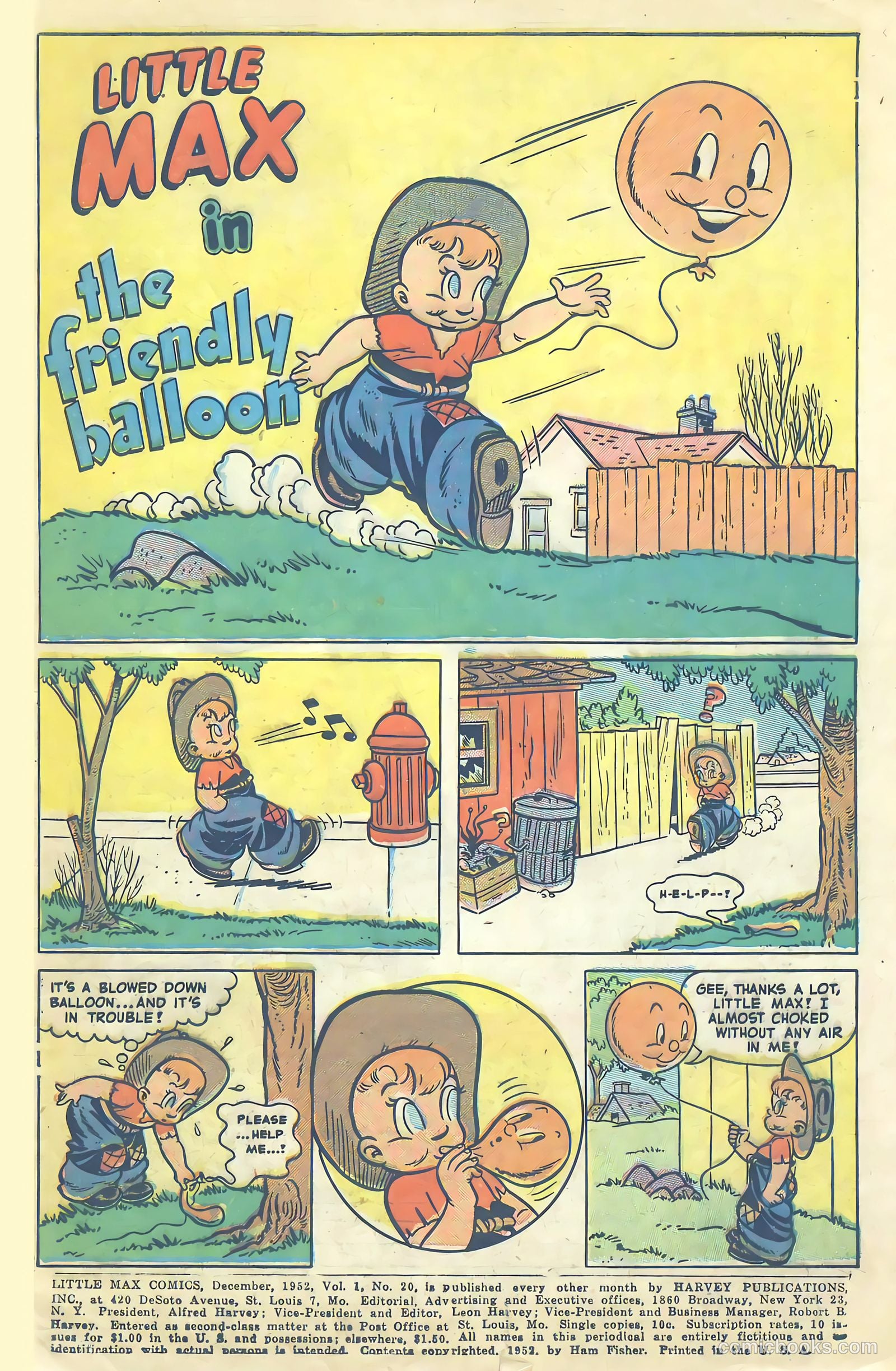 Little Max Comics #20 (1952) — page 3 of 36