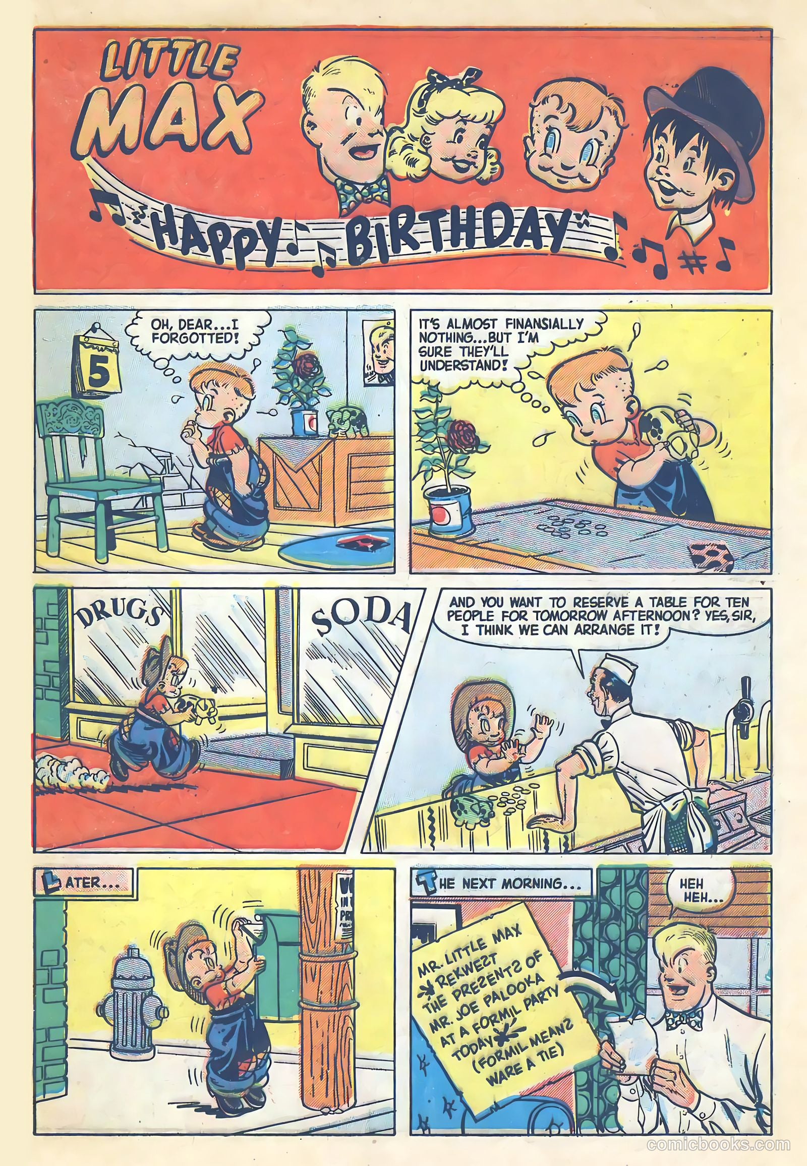 Little Max Comics #20 (1952) — page 29 of 36