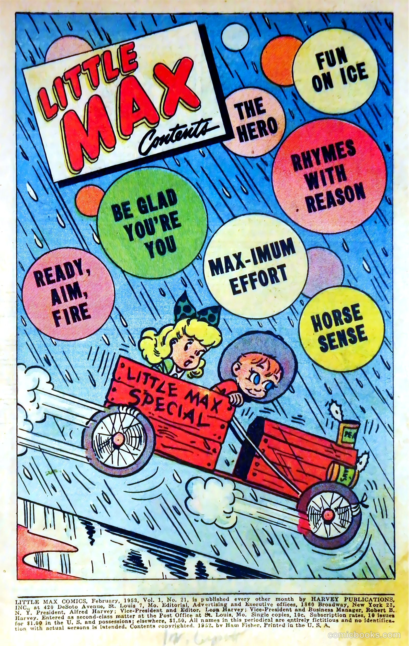 Little Max Comics #21 (1953) — page 3 of 36