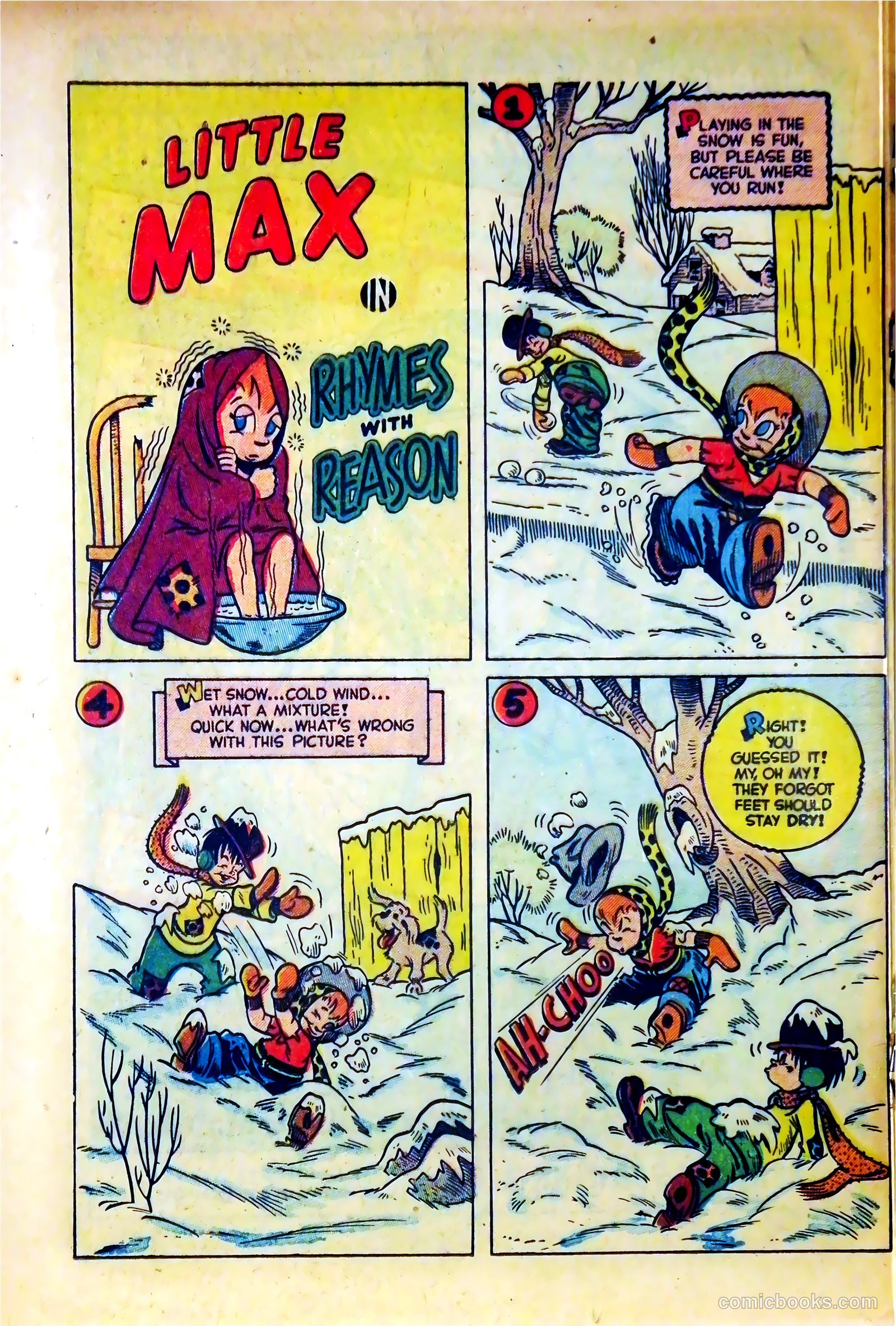 Little Max Comics #21 (1953) — page 18 of 36