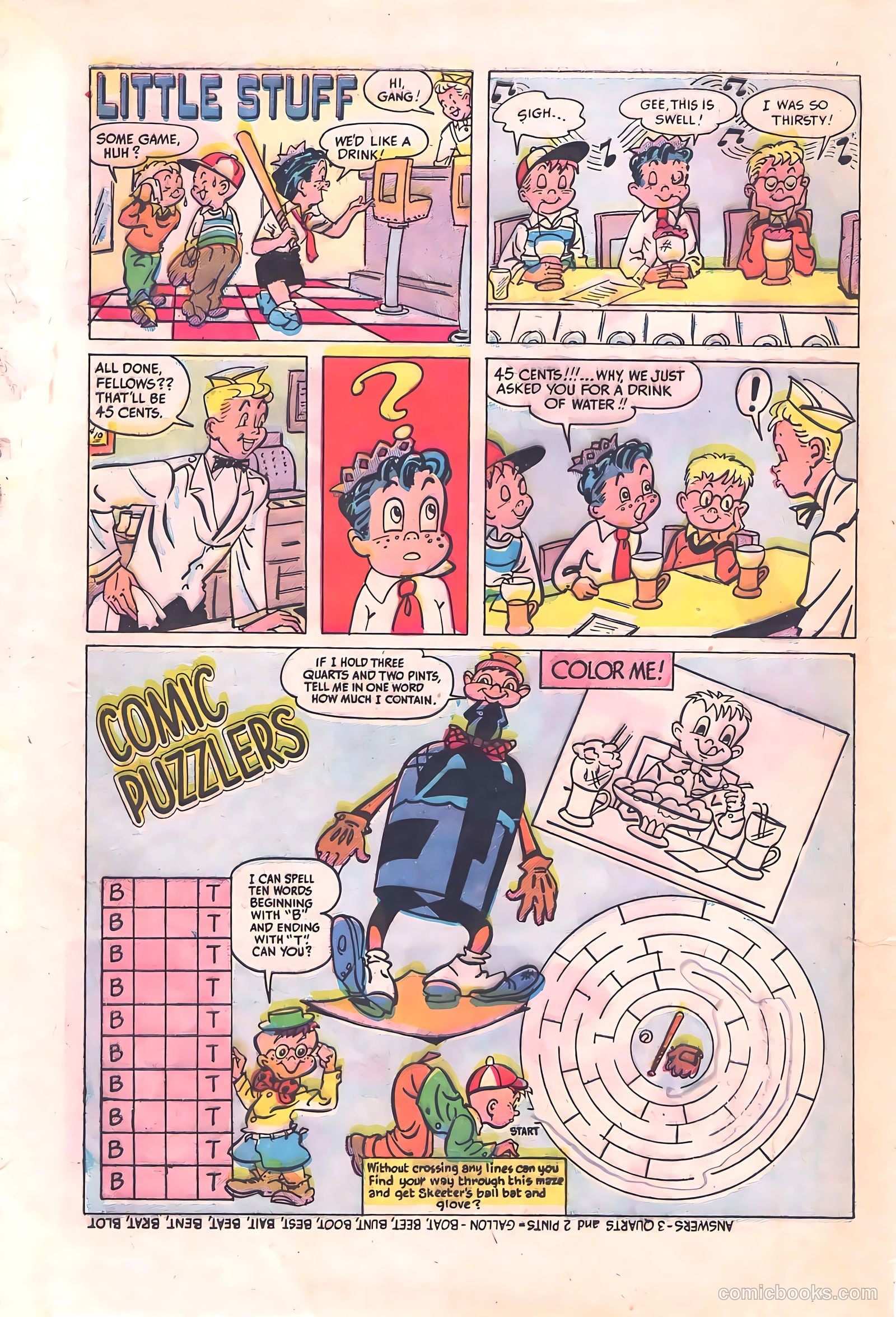Little Max Comics #23 (1958) — page 10 of 36