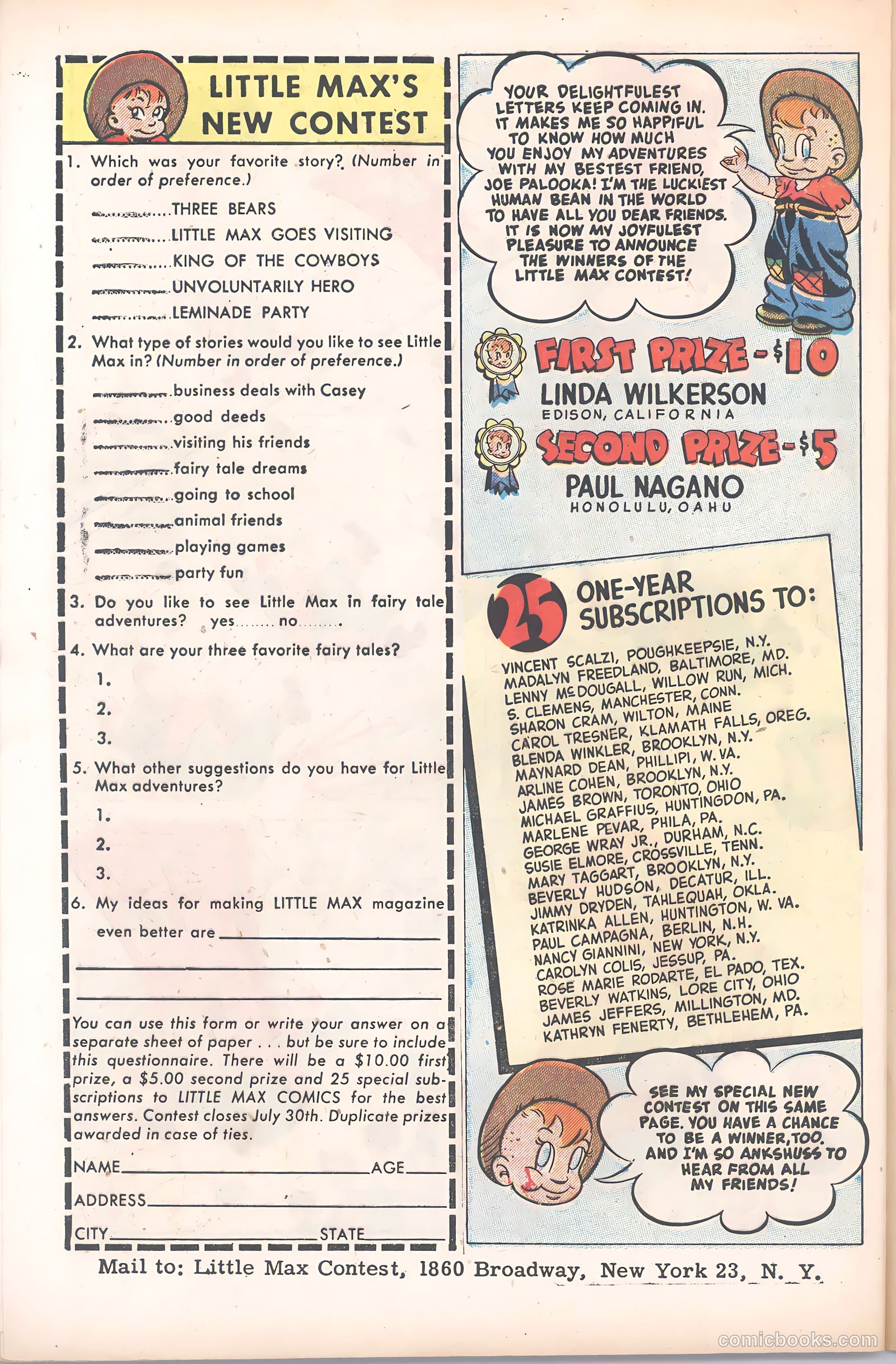 Little Max Comics #6 (1955) — page 28 of 36