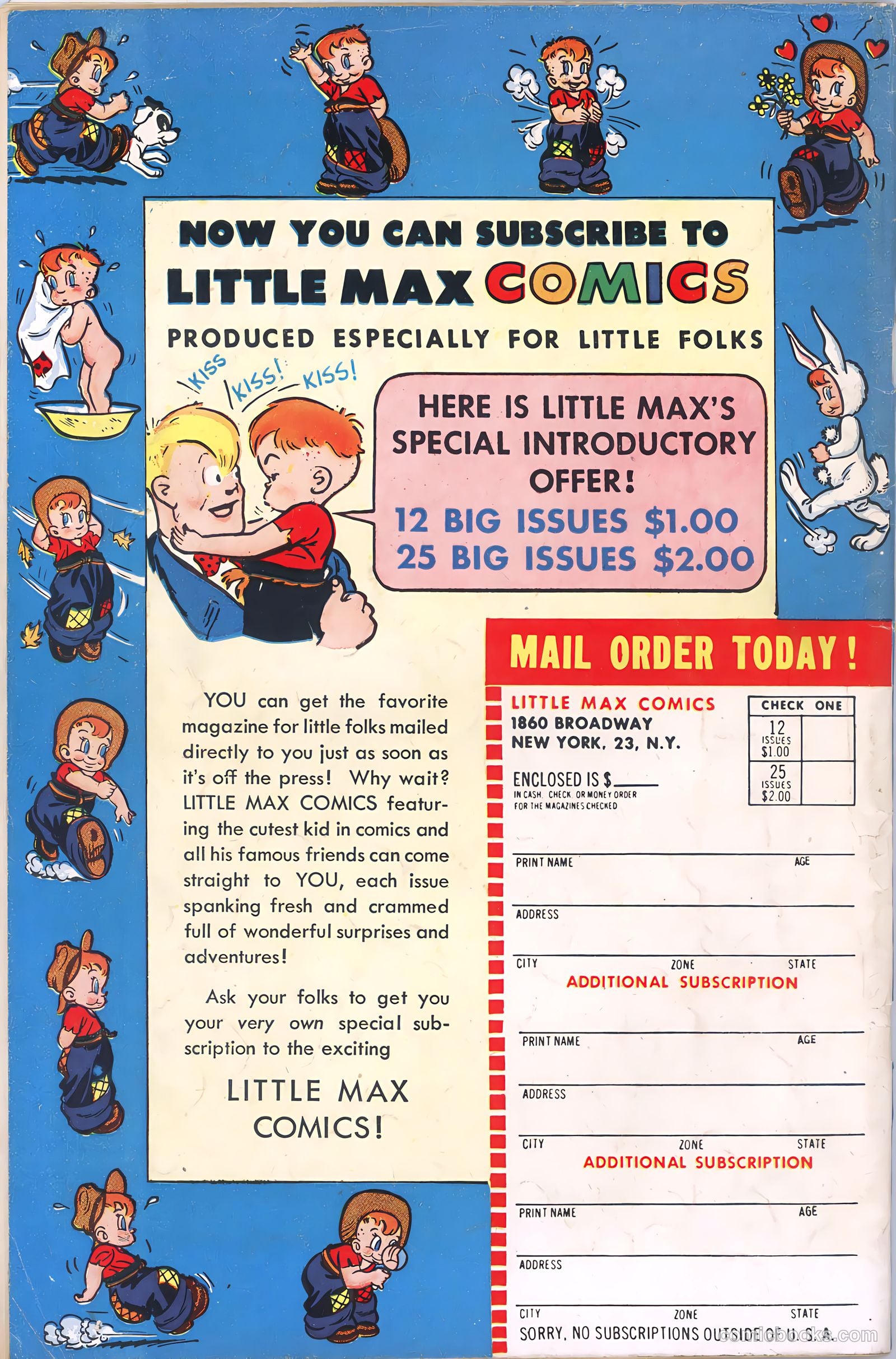 Little Max Comics #6 (1955) — page 36 of 36