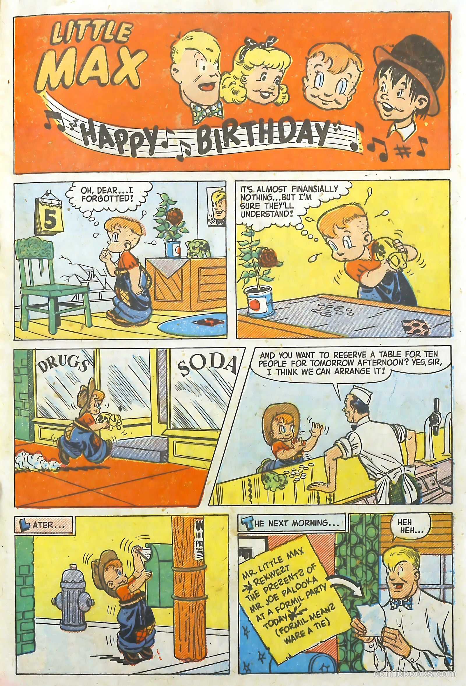 Little Max Comics #8 (1950) — page 29 of 36