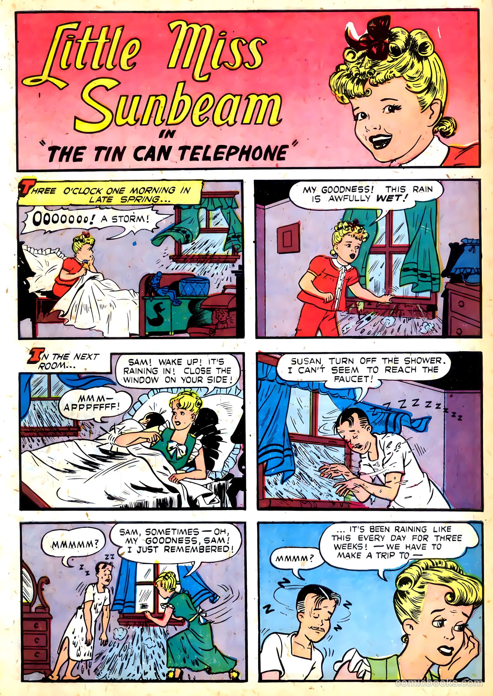 Little Miss Sunbeam Comics #1 (1950) — page 3 of 36
