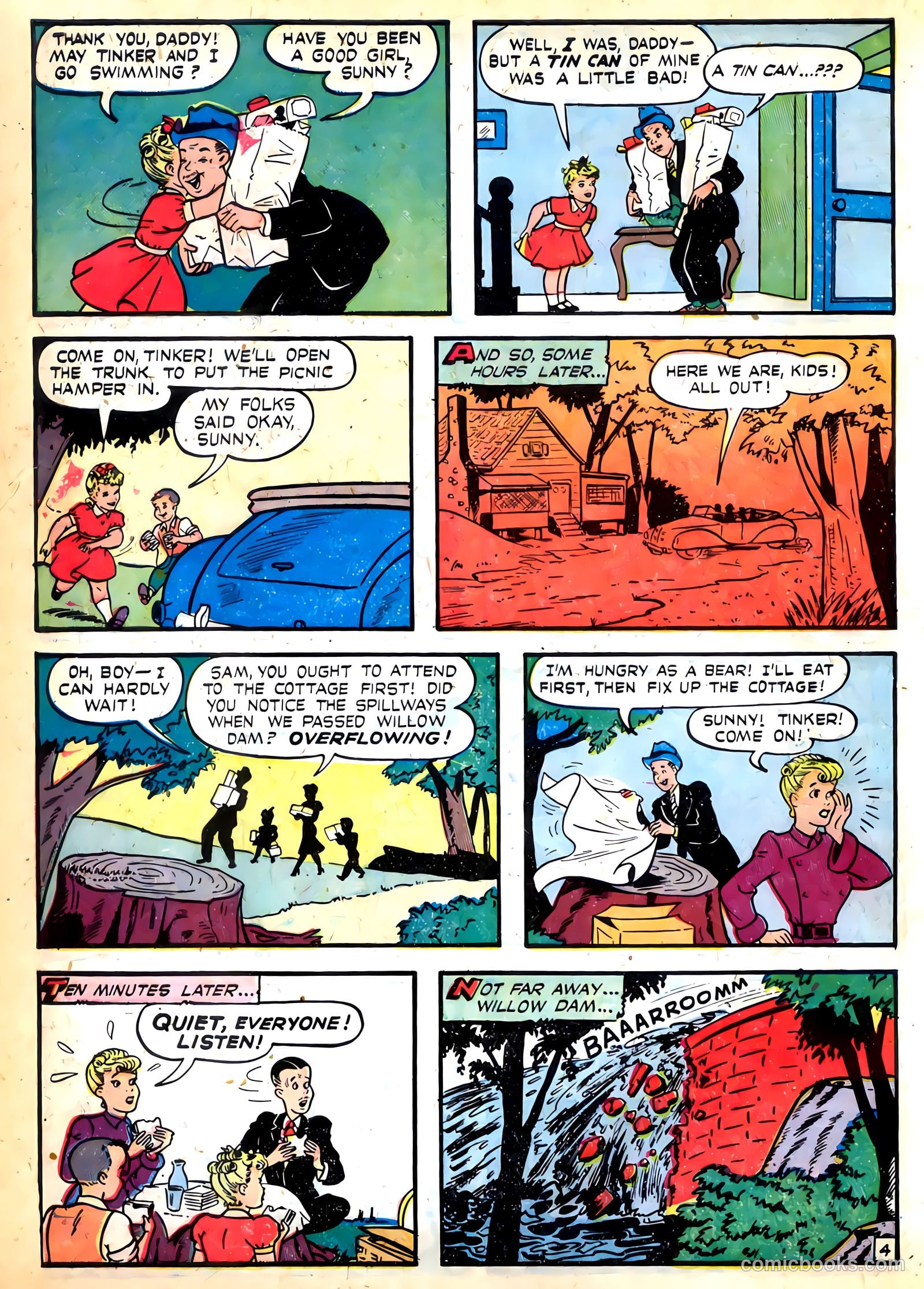 Little Miss Sunbeam Comics #1 (1950) — page 6 of 36