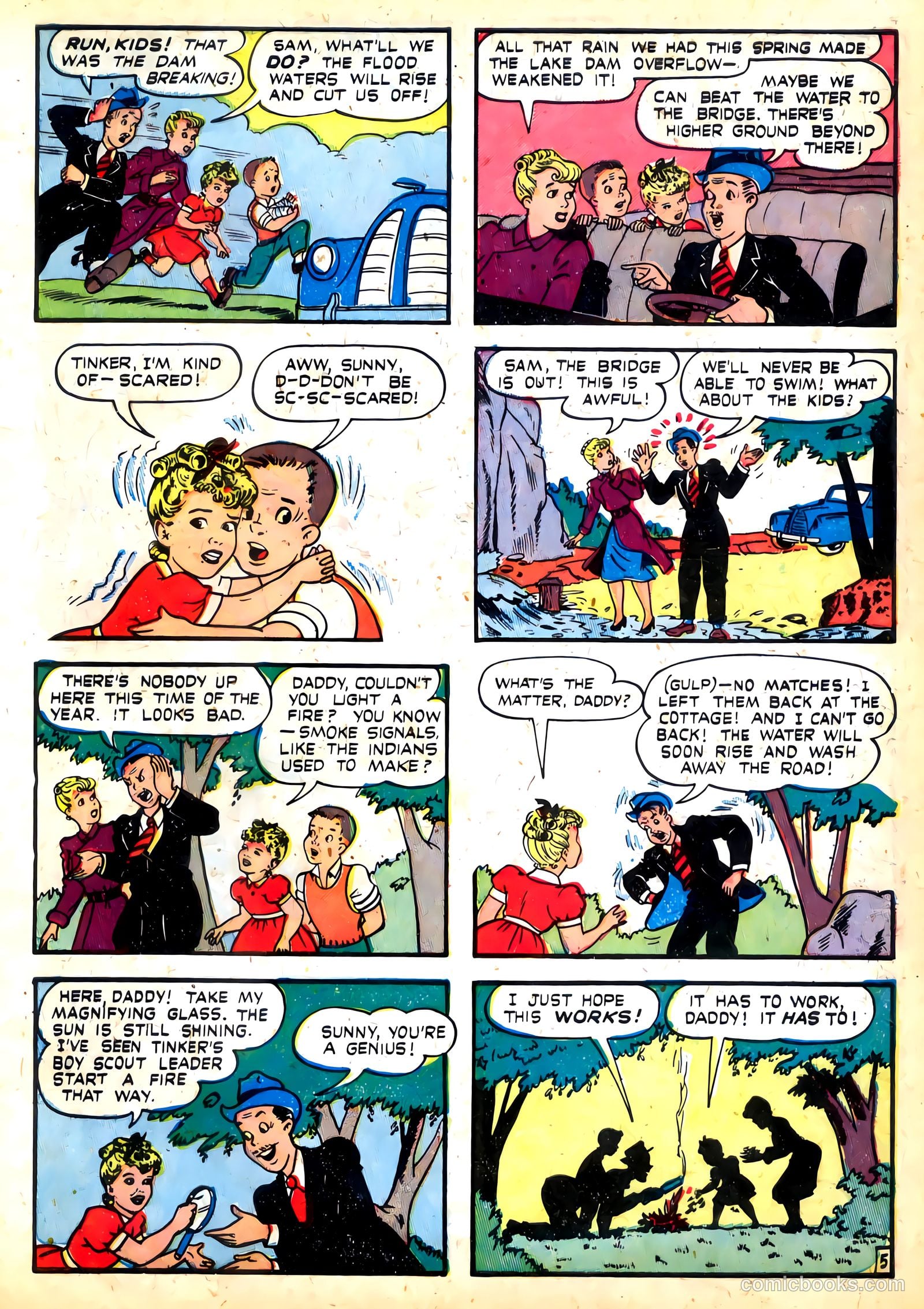 Little Miss Sunbeam Comics #1 (1950) — page 7 of 36