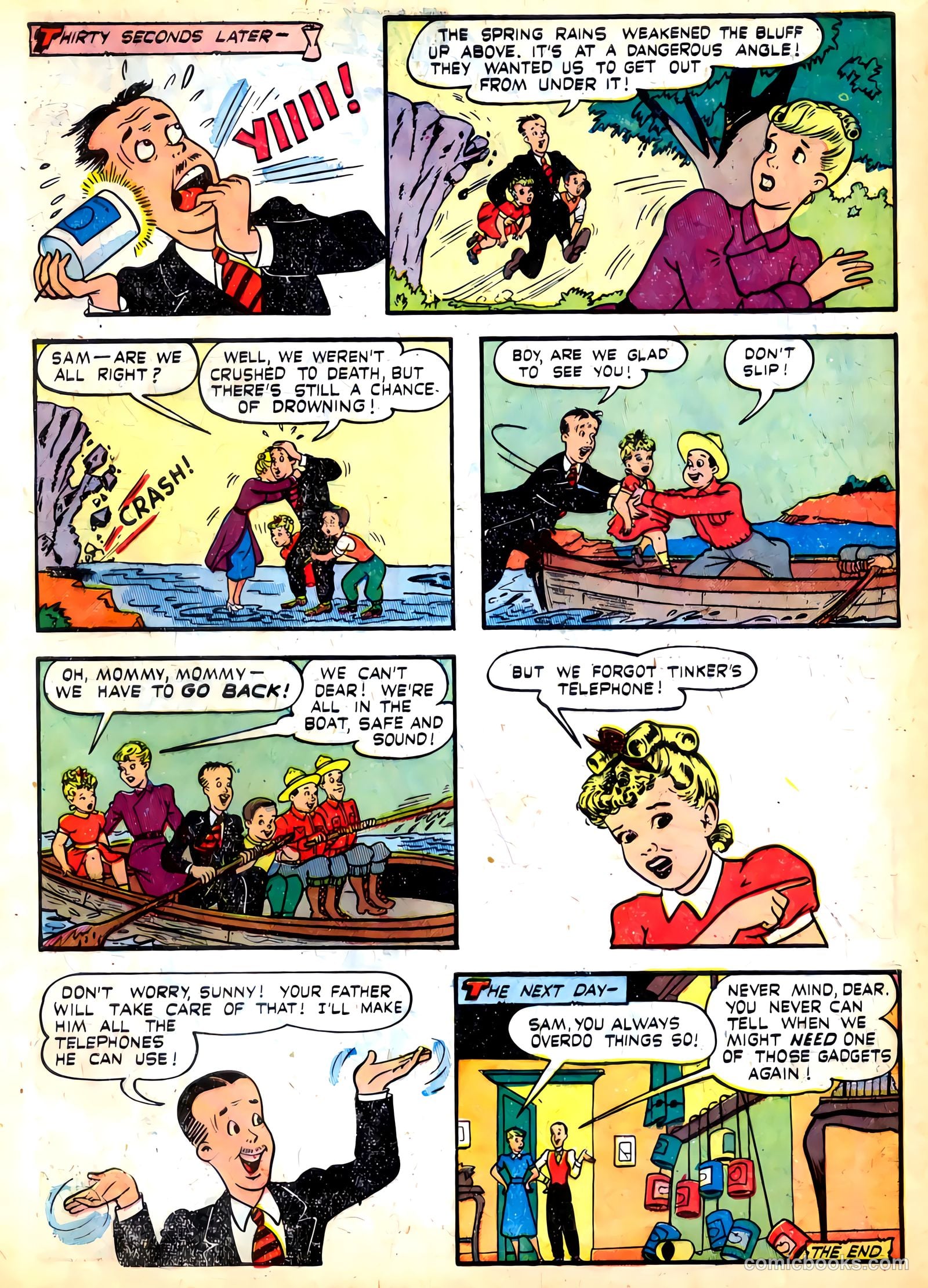 Little Miss Sunbeam Comics #1 (1950) — page 9 of 36
