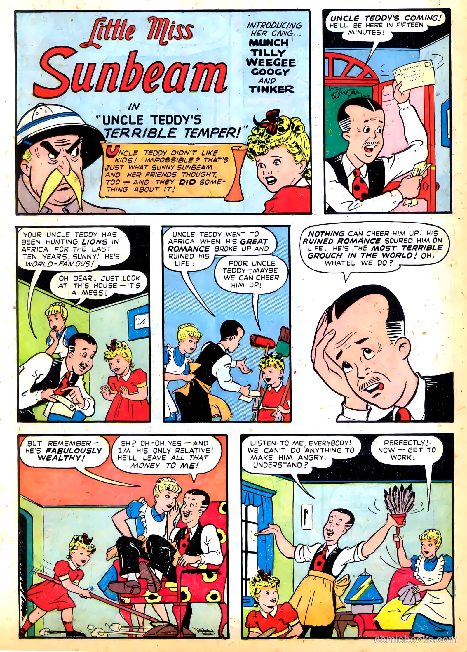 Little Miss Sunbeam Comics #1 (1950) — page 11 of 36