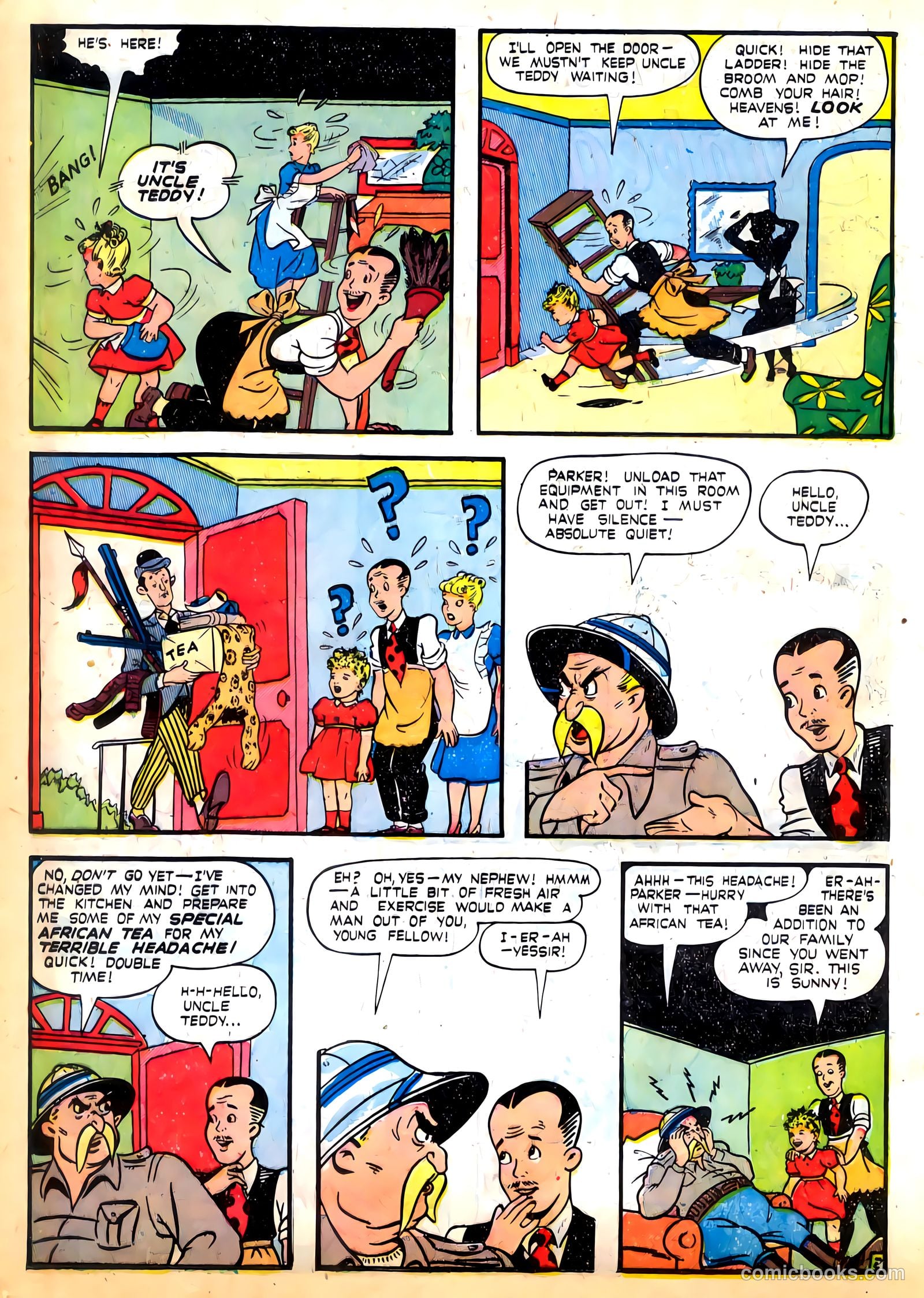 Little Miss Sunbeam Comics #1 (1950) — page 12 of 36