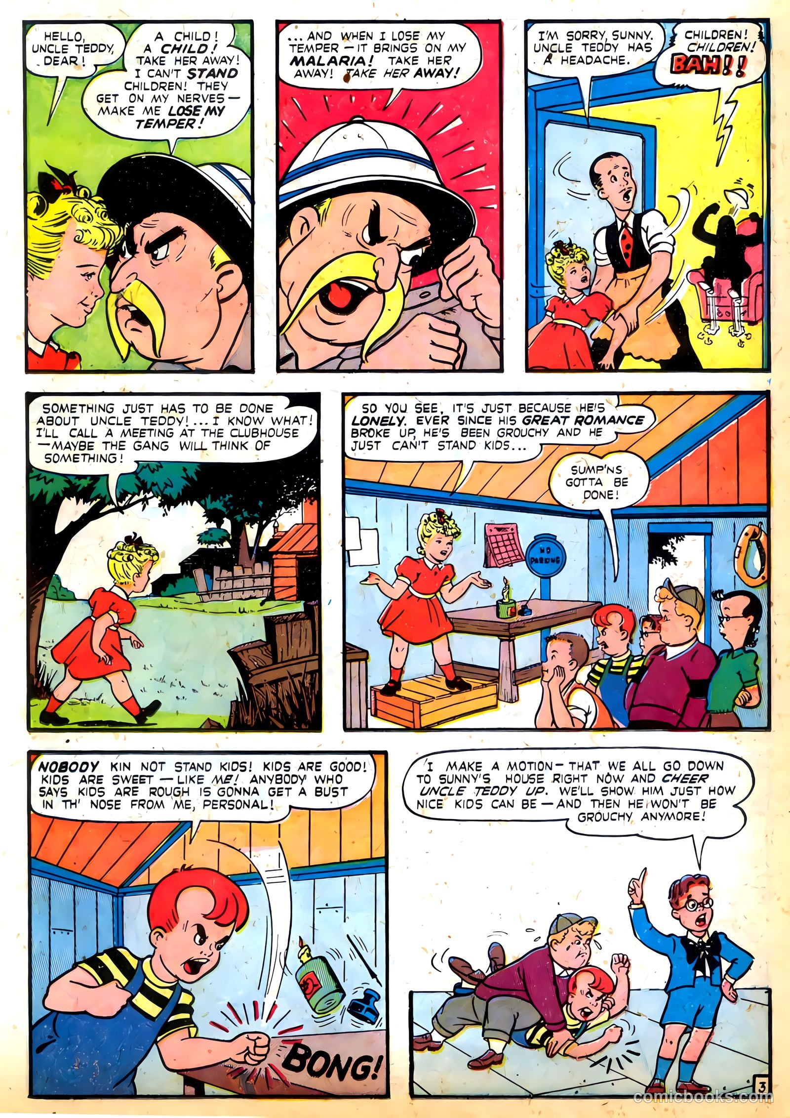 Little Miss Sunbeam Comics #1 (1950) — page 13 of 36