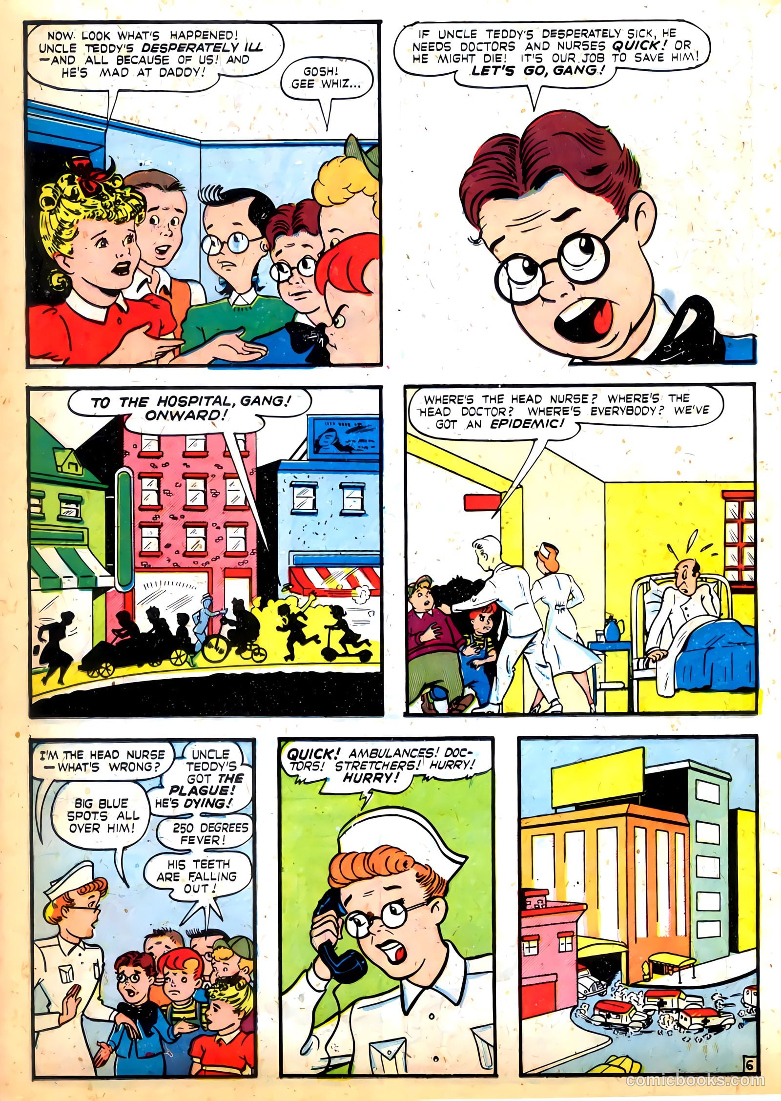 Little Miss Sunbeam Comics #1 (1950) — page 16 of 36
